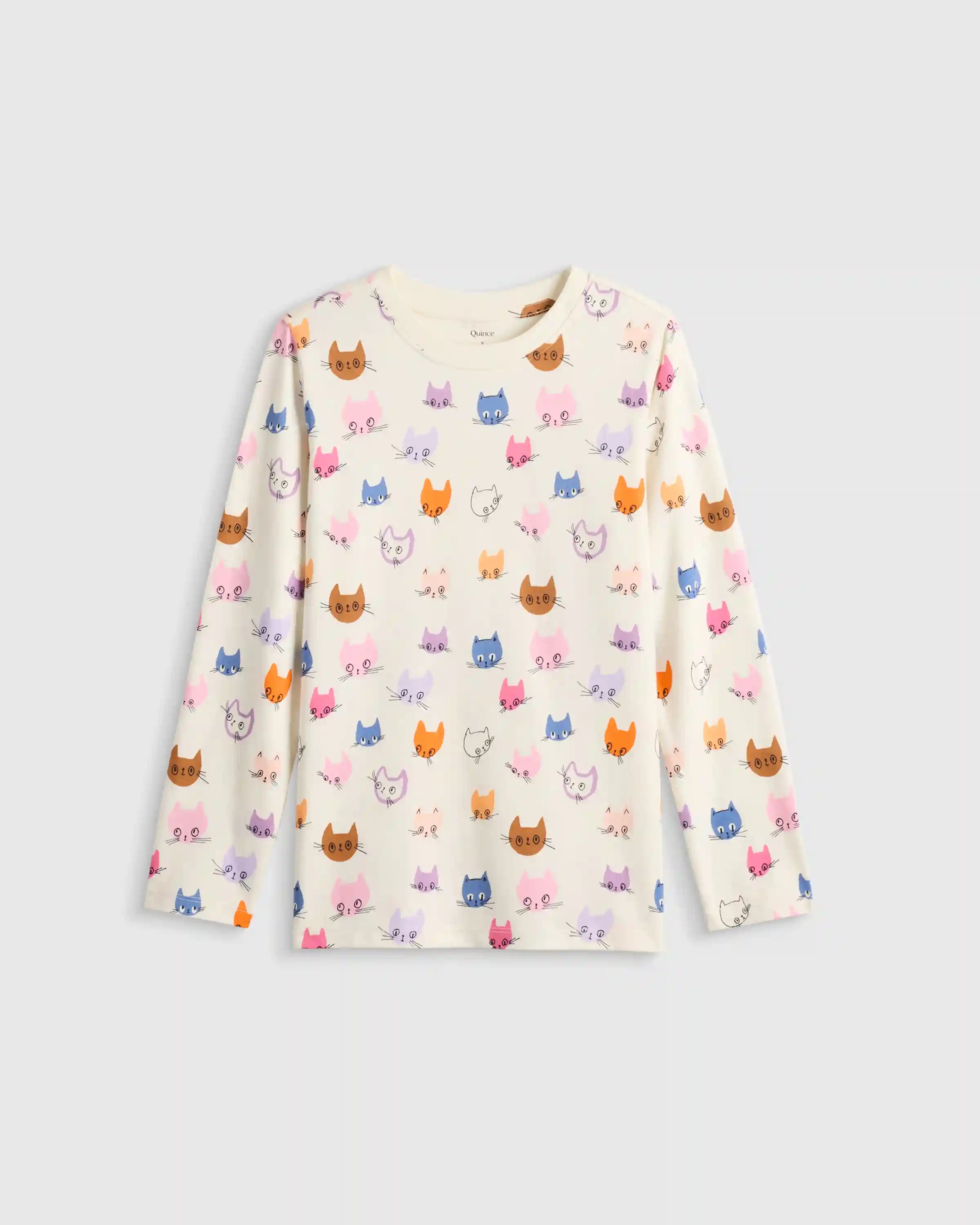 100% Organic Cotton Jersey Long Sleeve Tee