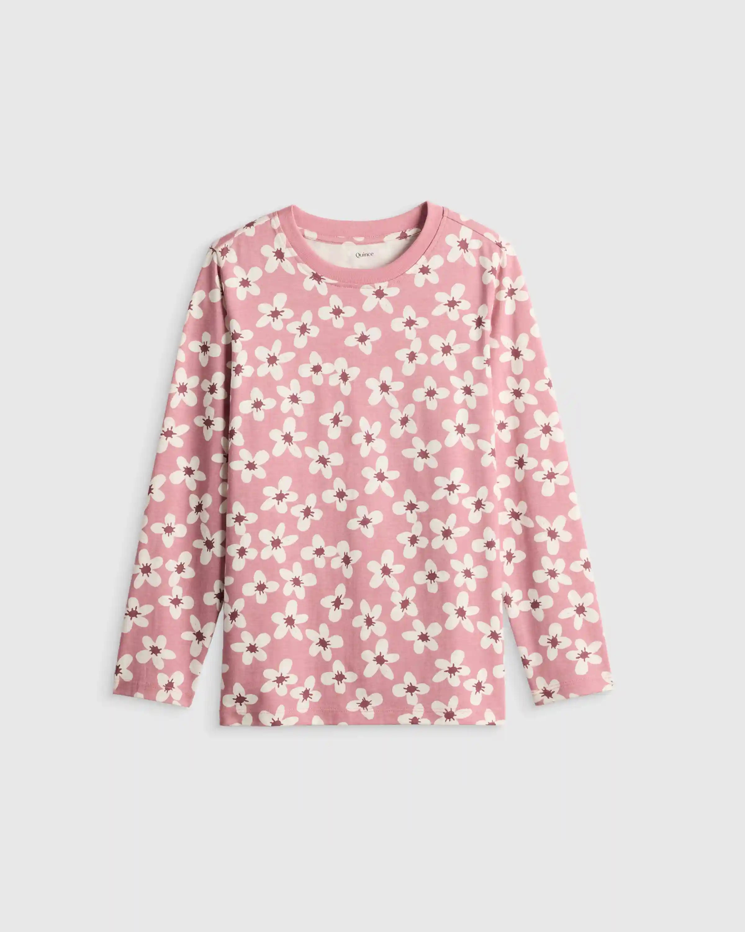 100% Organic Cotton Jersey Long Sleeve Tee