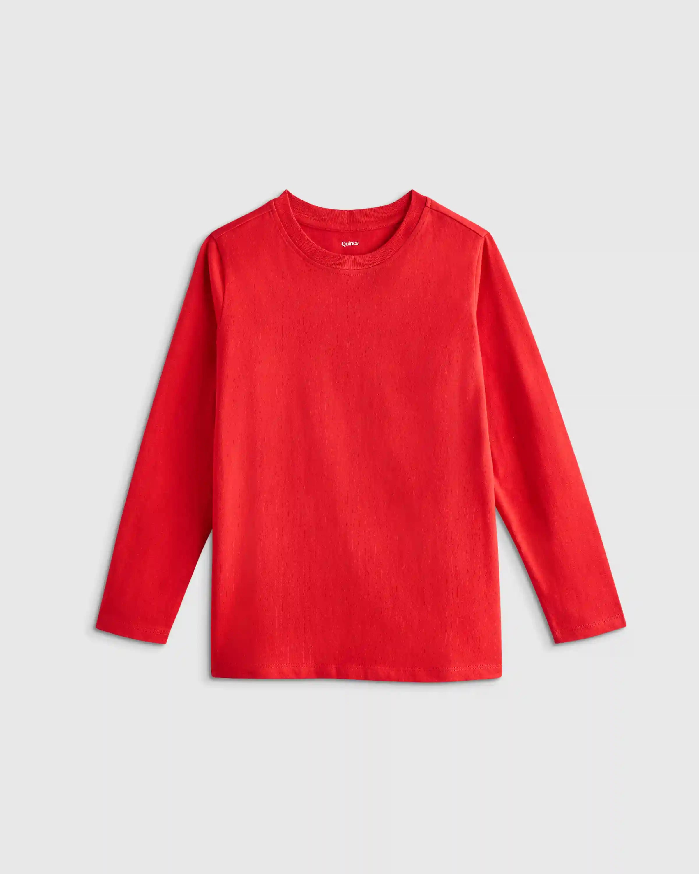 100% Organic Cotton Jersey Long Sleeve Tee