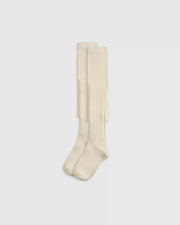 Organic Cotton Rib Tights (2-pack)