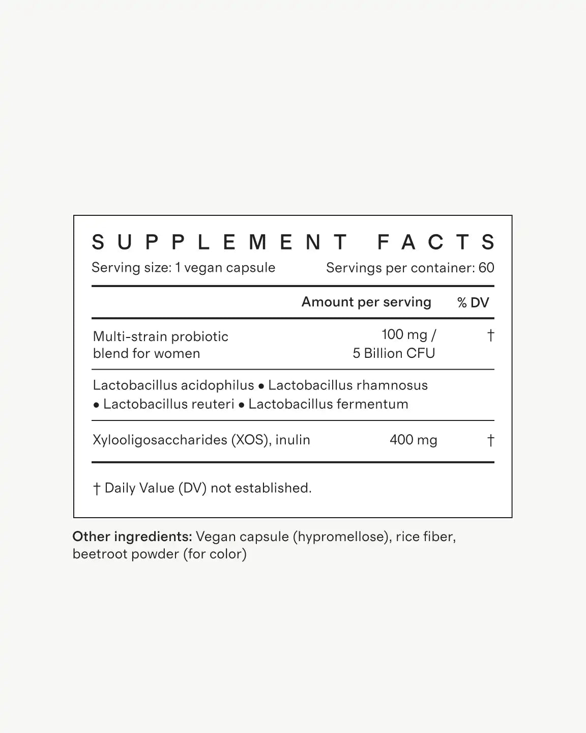 Women's Vaginal Probiotic