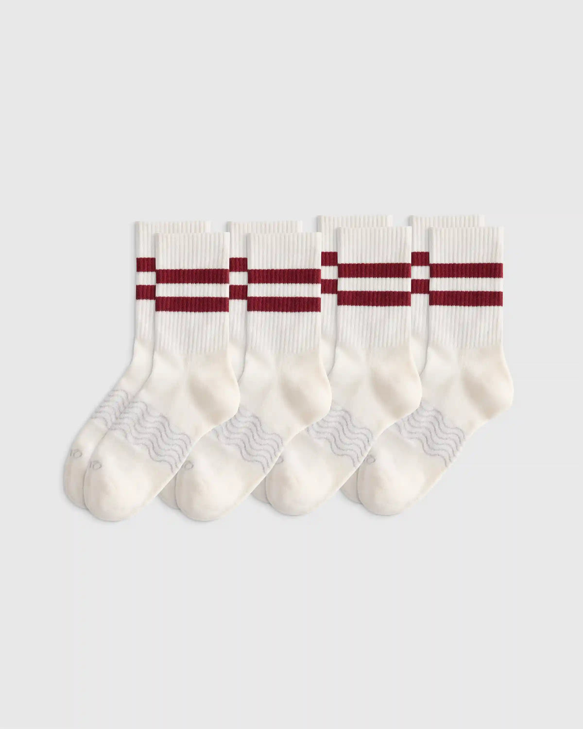 Everyday Cotton Varsity Stripes Half-Crew Sock (4-Pack)