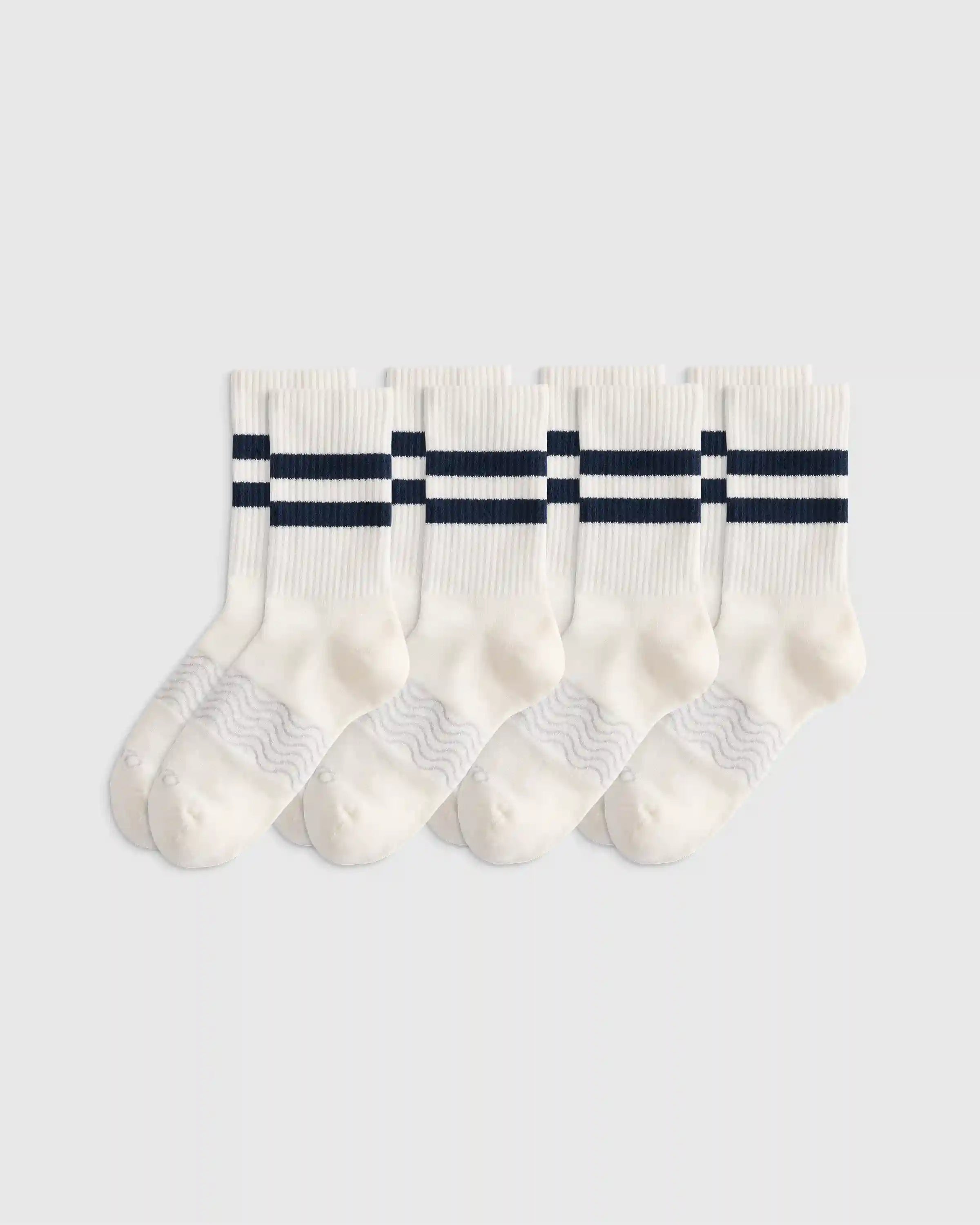 Everyday Cotton Varsity Stripes Half-Crew Sock (4-Pack)