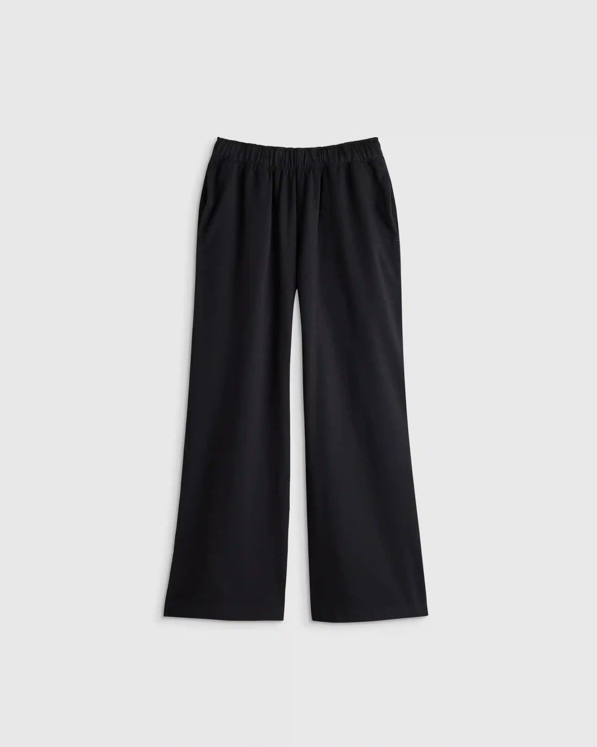 Girls Organic Cotton French Terry Wide Leg Pant