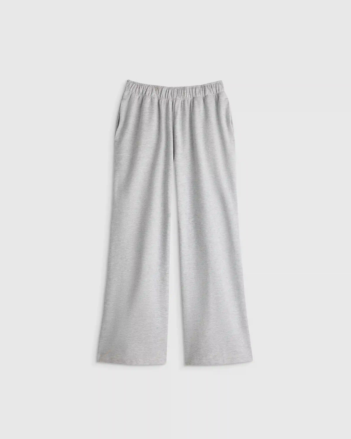 Girls Organic Cotton French Terry Wide Leg Pant