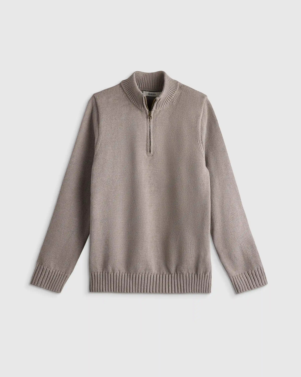 Boys 100% Organic Cotton Quarter-Zip Sweater