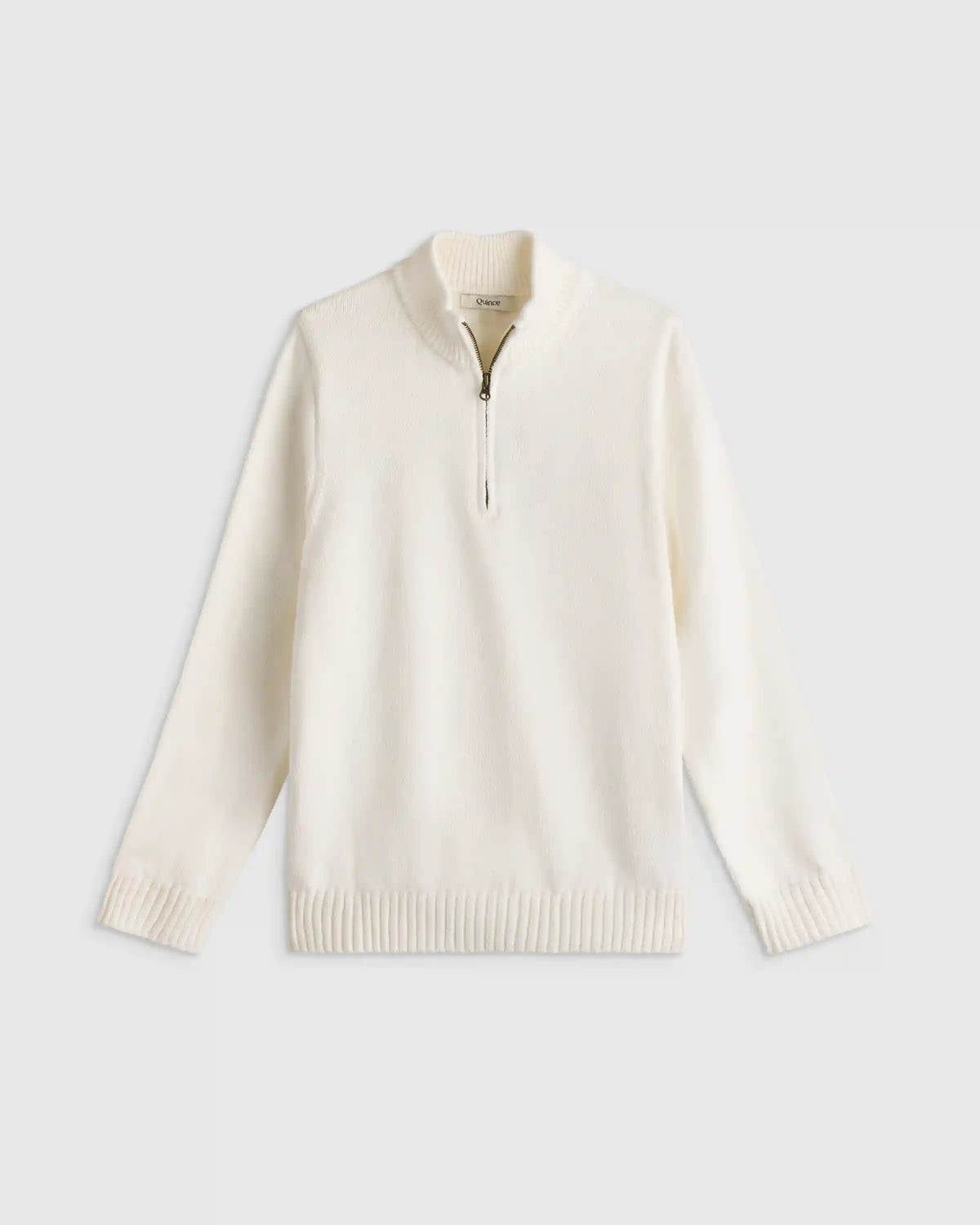 Boys 100% Organic Cotton Quarter-Zip Sweater