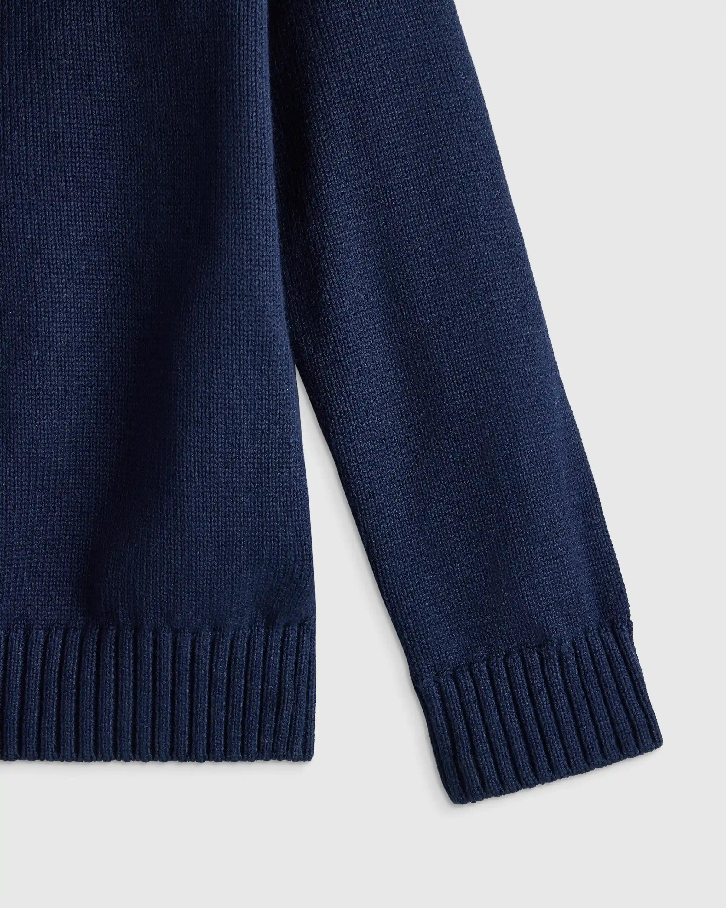 Boys 100% Organic Cotton Quarter-Zip Sweater