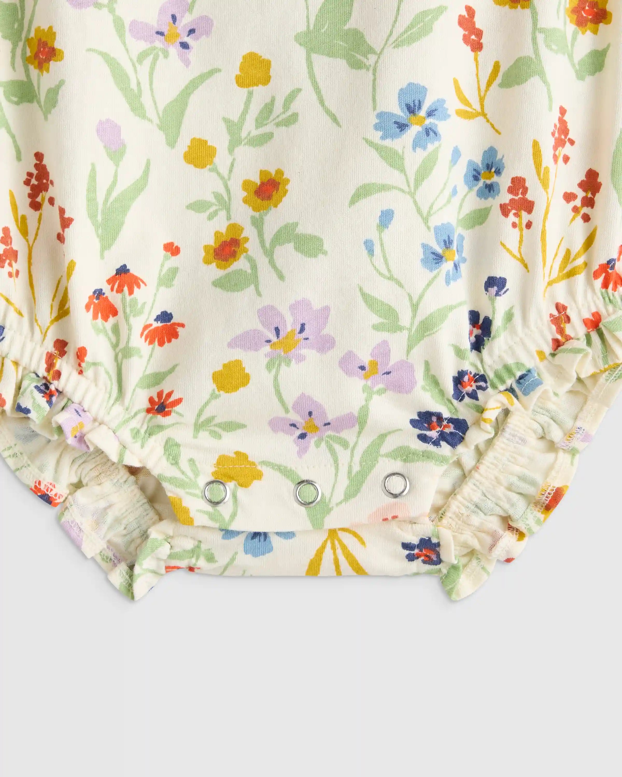 100% Organic Cotton Bubble Romper