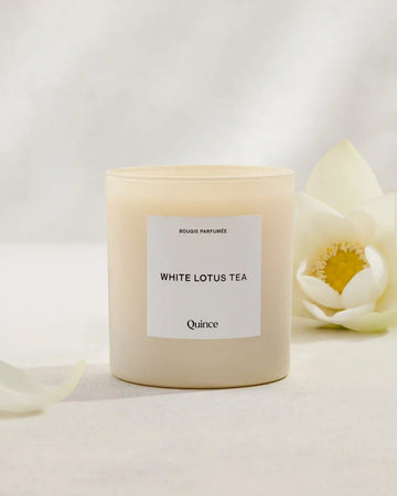 White Lotus Tea Candle