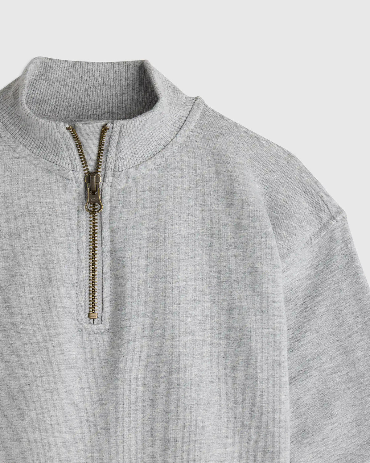 Organic Cotton French Terry Quarter-Zip