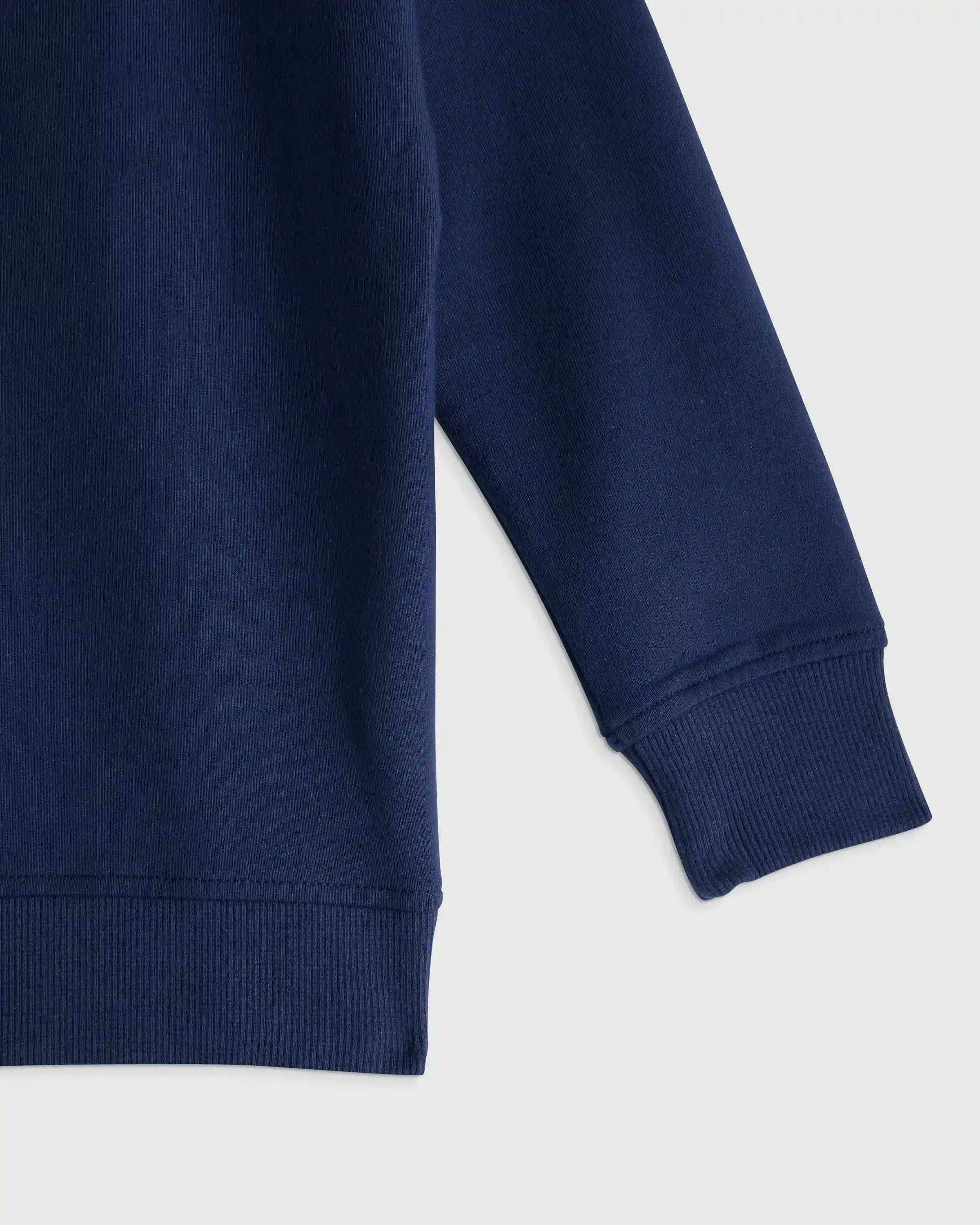 Organic Cotton French Terry Quarter-Zip