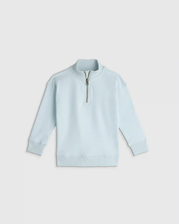 Organic Cotton French Terry Quarter-Zip