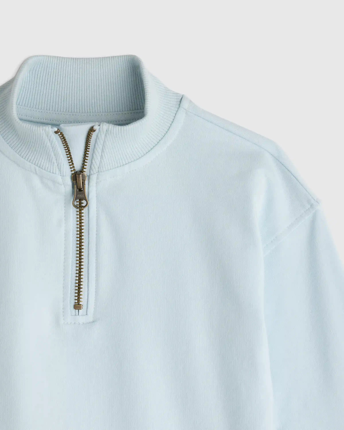 Organic Cotton French Terry Quarter-Zip