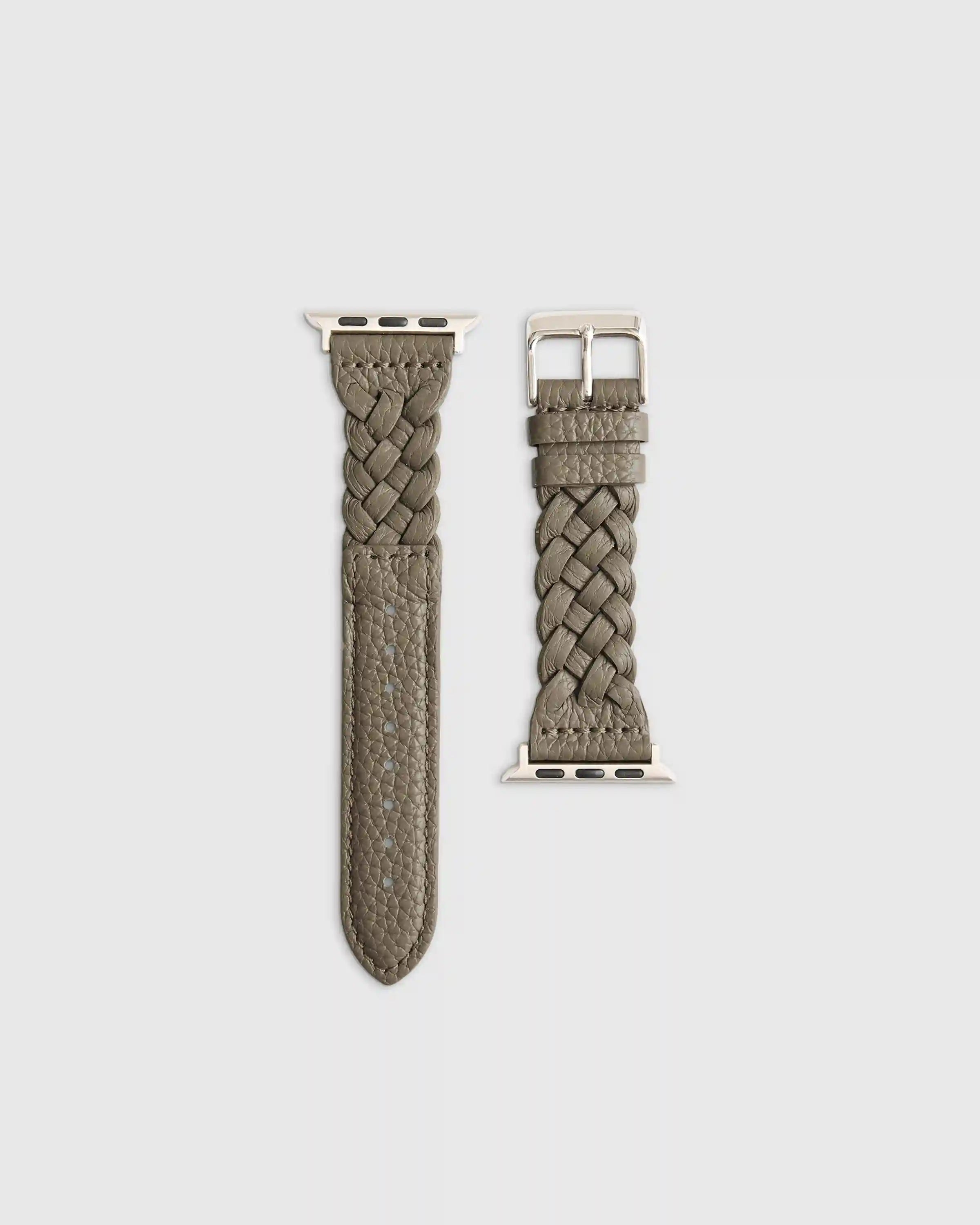 Braided Leather Smartwatch Band