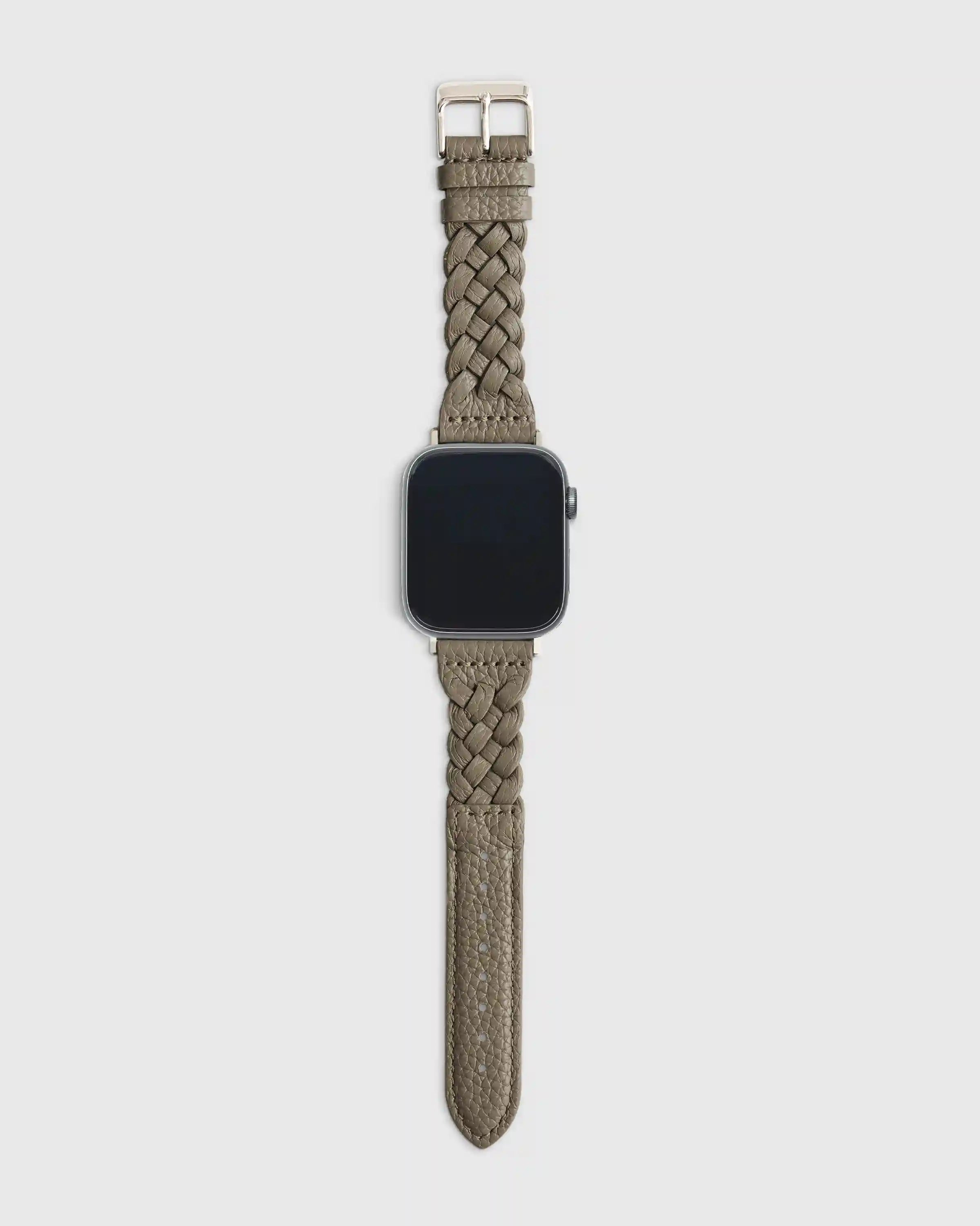 Braided Leather Smartwatch Band