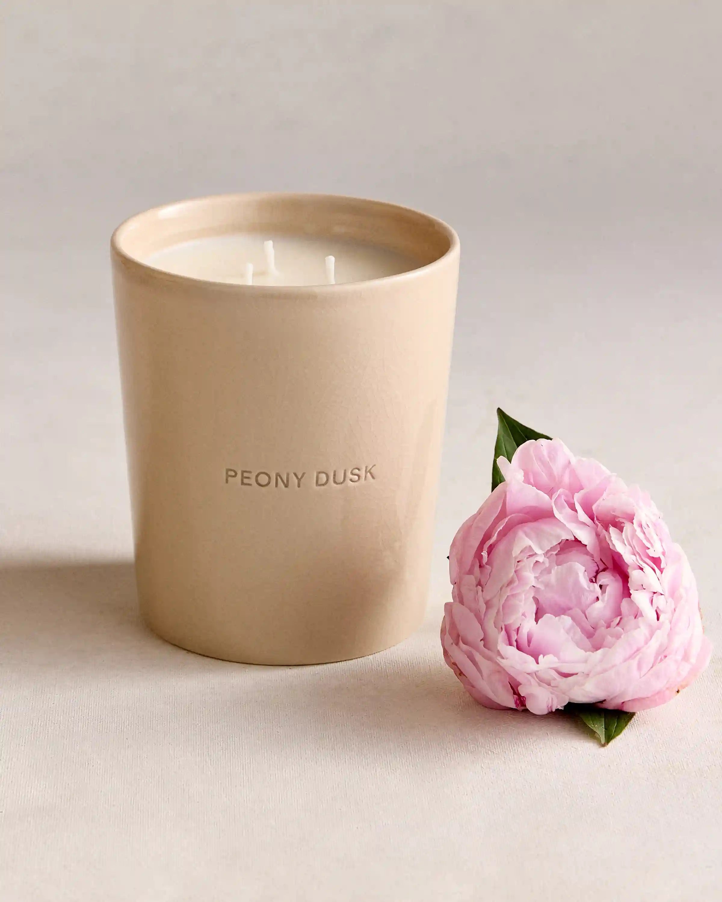 Peony Dusk 3-Wick Luxury Candle