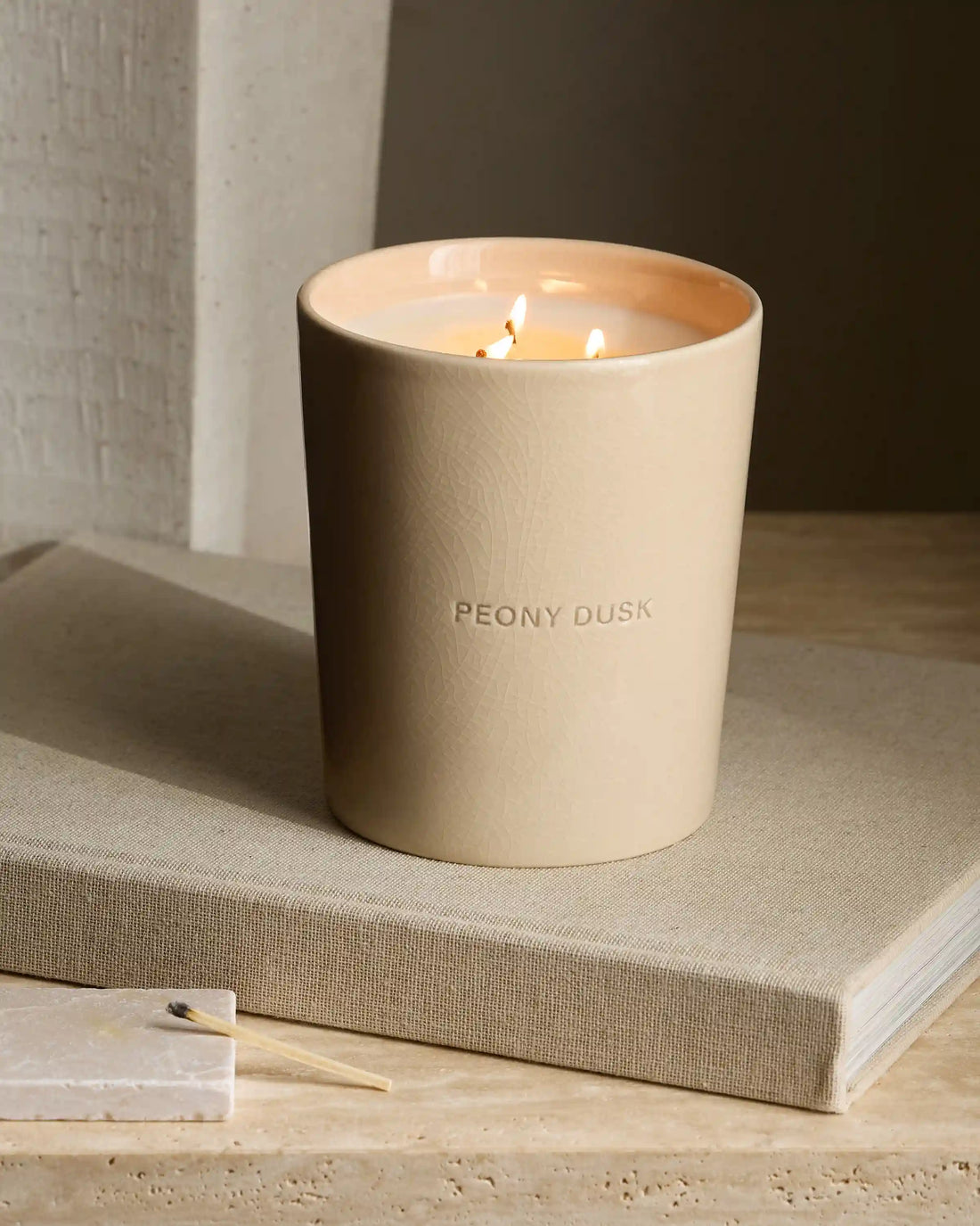 Peony Dusk 3-Wick Luxury Candle