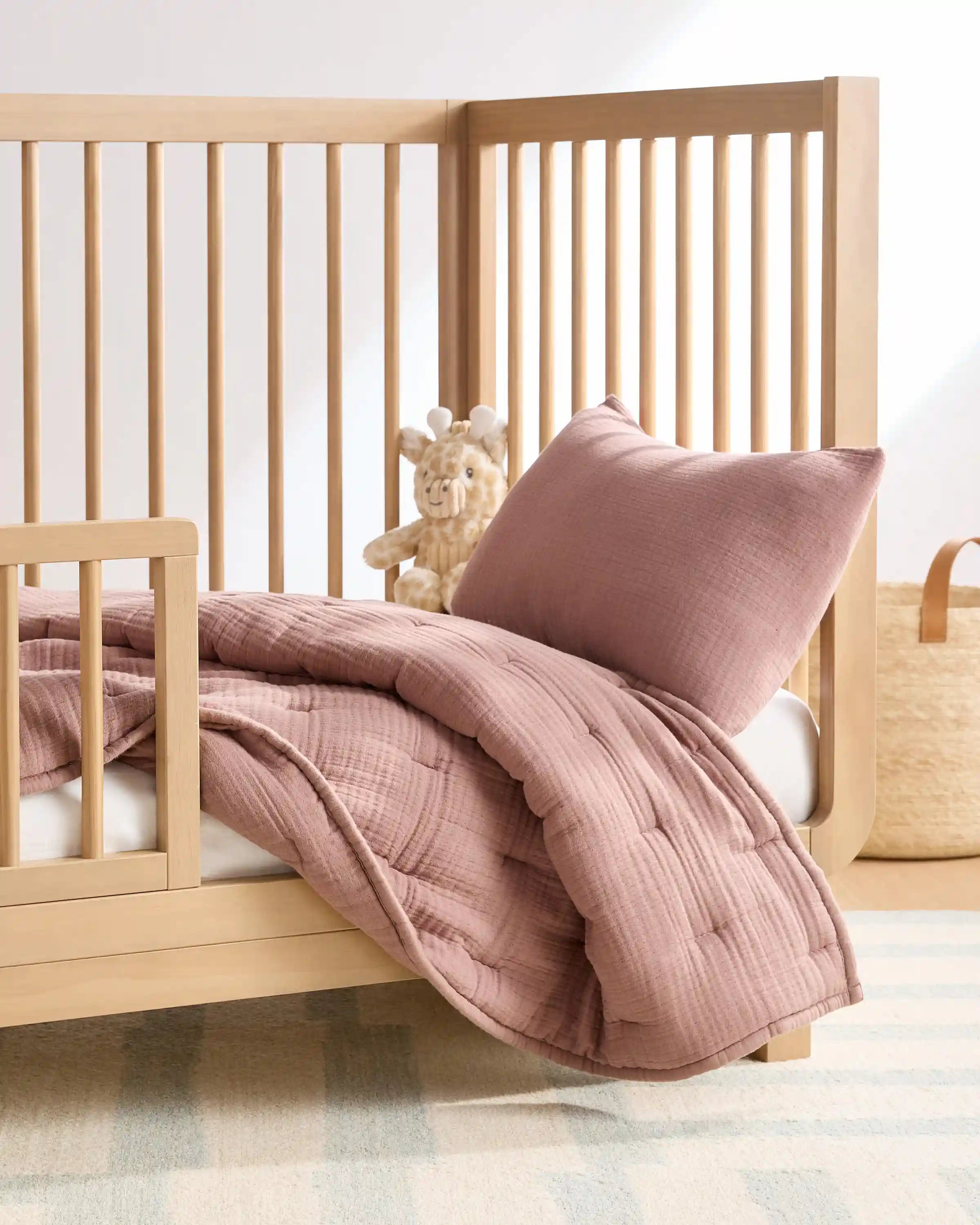 Organic Cotton Gauze Toddler Quilt