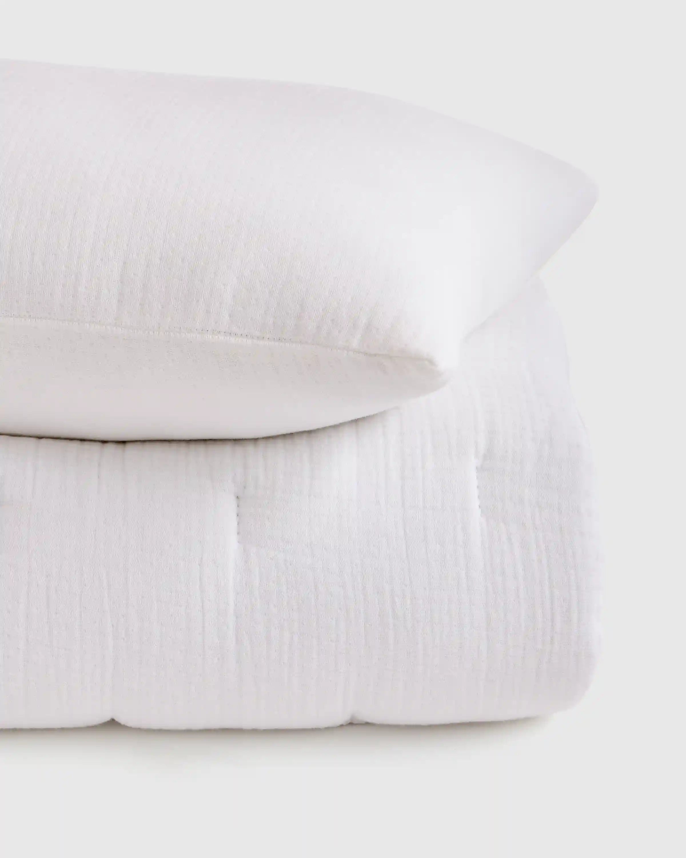 Organic Cotton Gauze Toddler Quilt & Sham Set