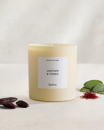 Leather & Tonka Candle