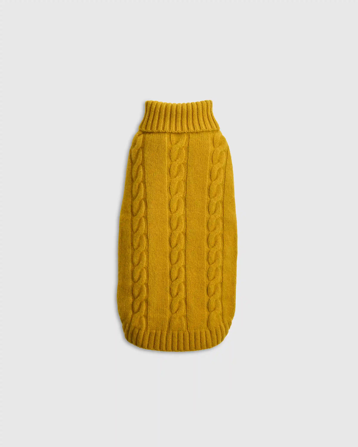Mongolian Cashmere Cable Knit Dog Sweater