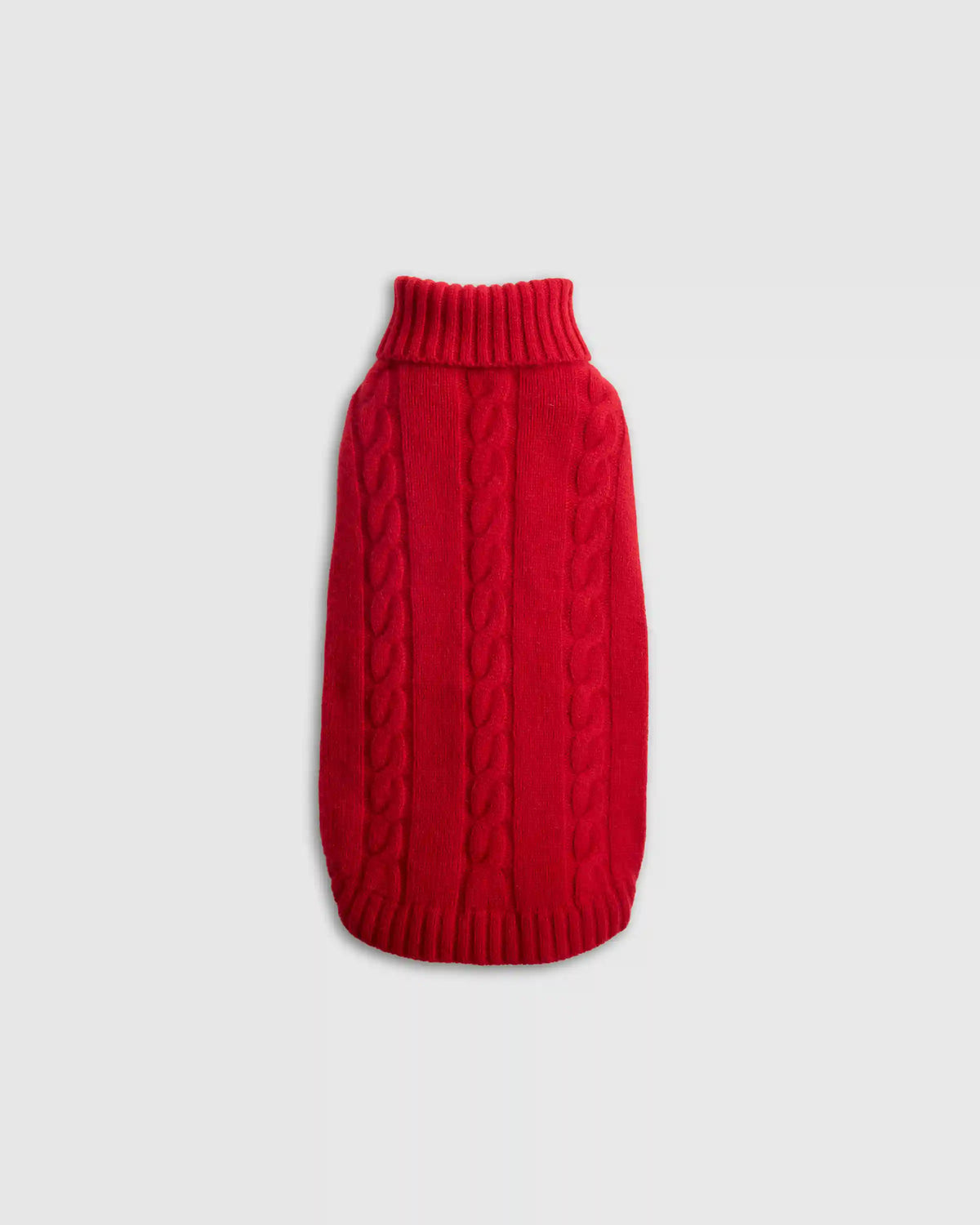 Mongolian Cashmere Cable Knit Dog Sweater