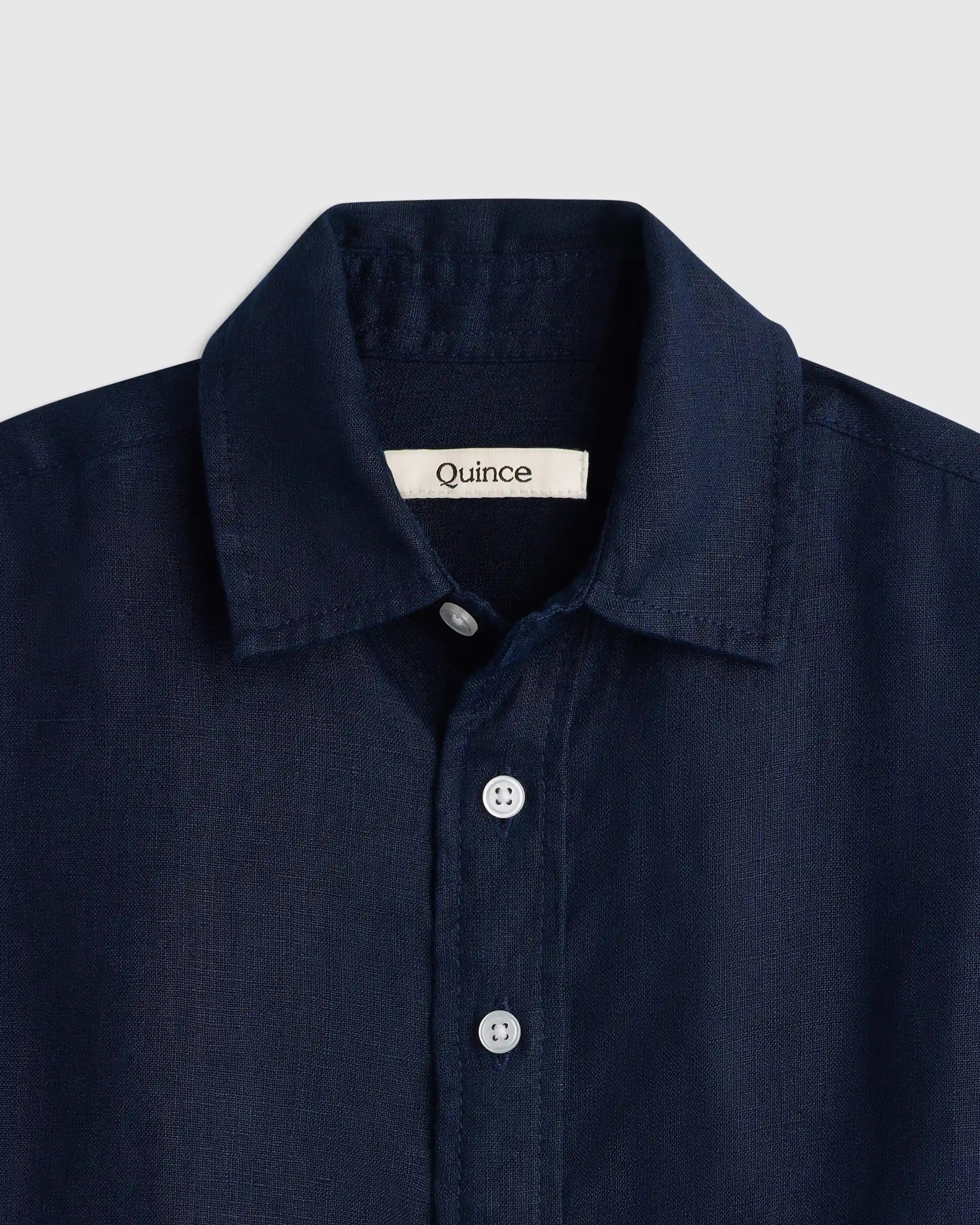 100% European Linen Short Sleeve Shirt