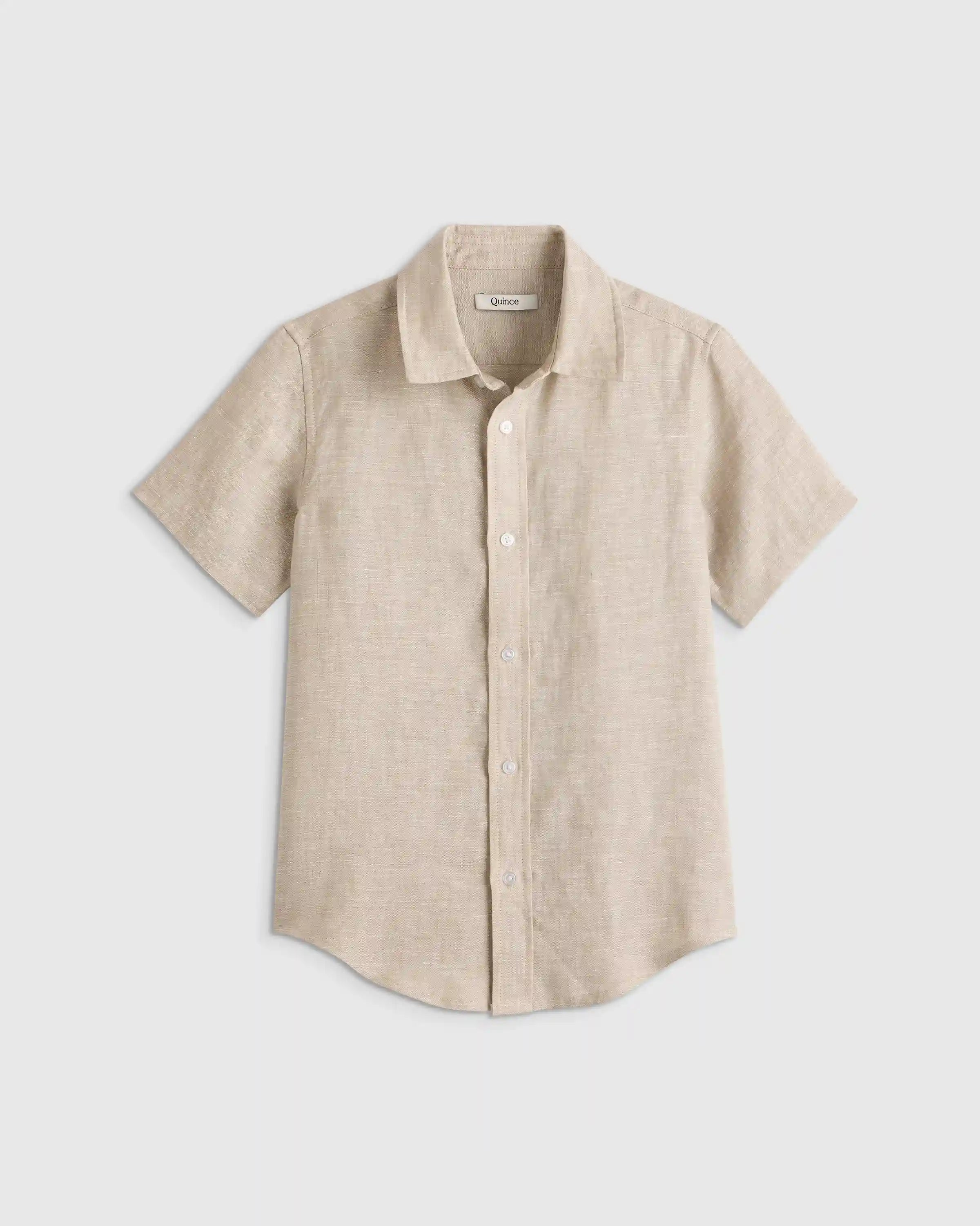 100% European Linen Short Sleeve Shirt