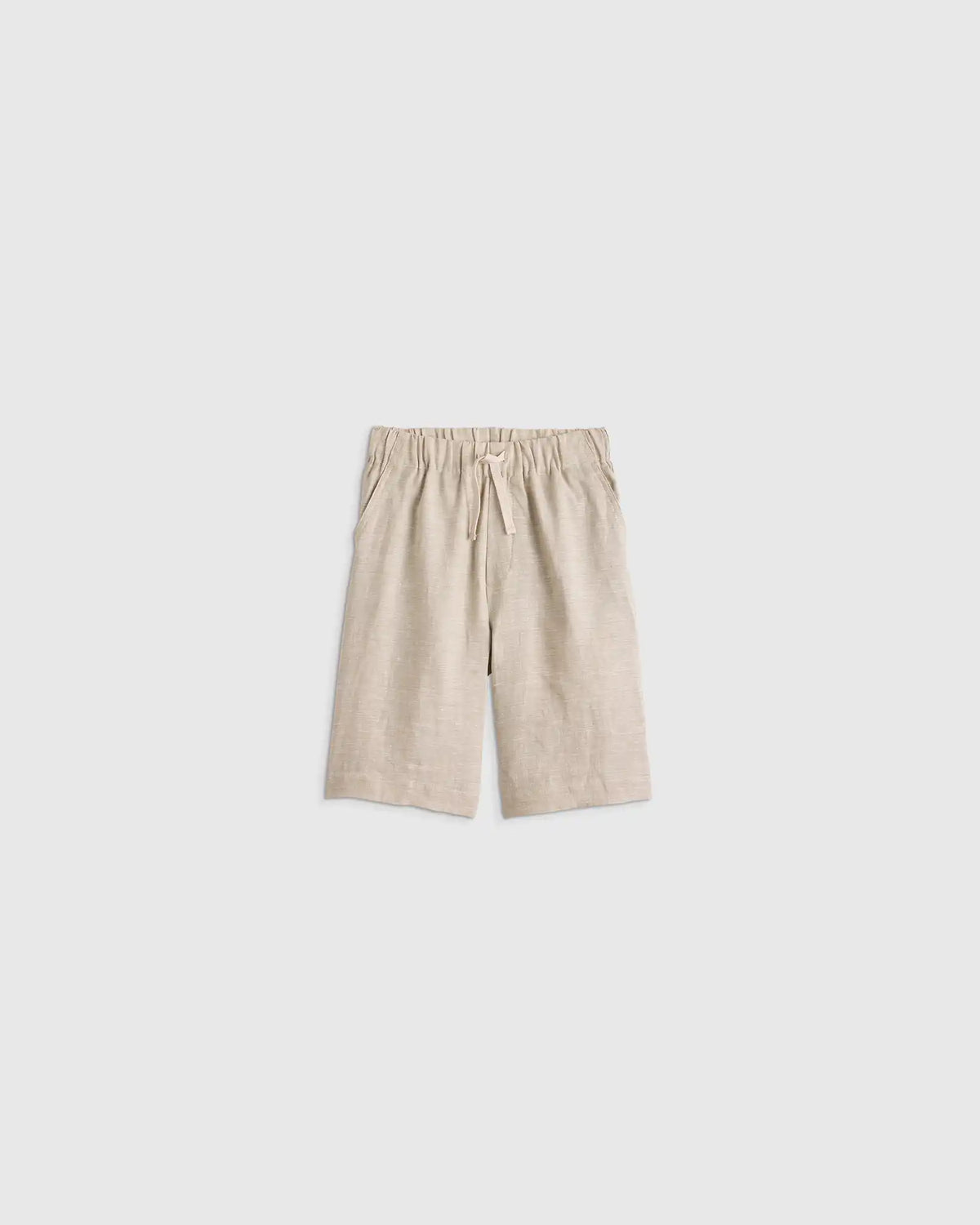 100% European Linen Pull-On Shorts