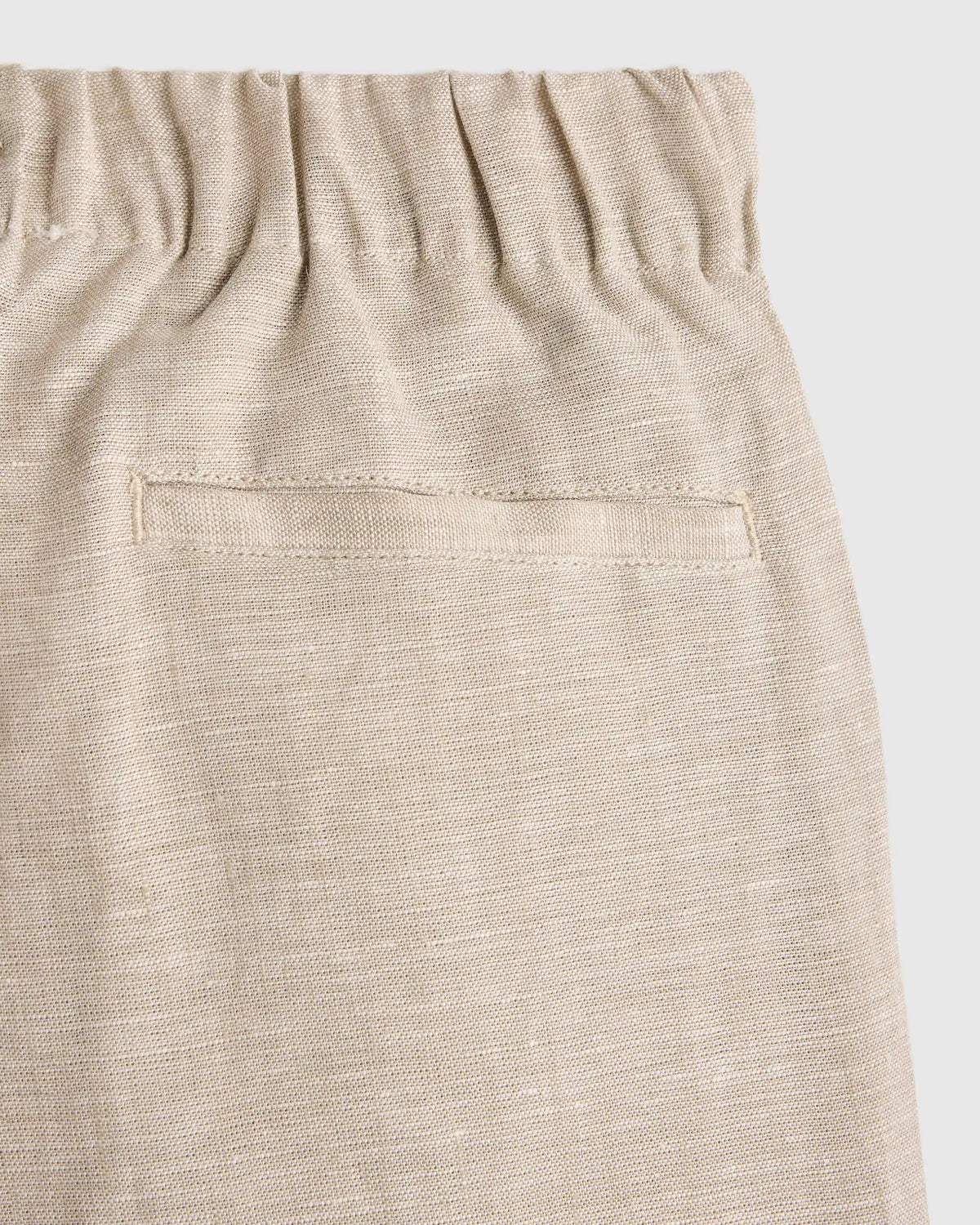 100% European Linen Pull-On Shorts