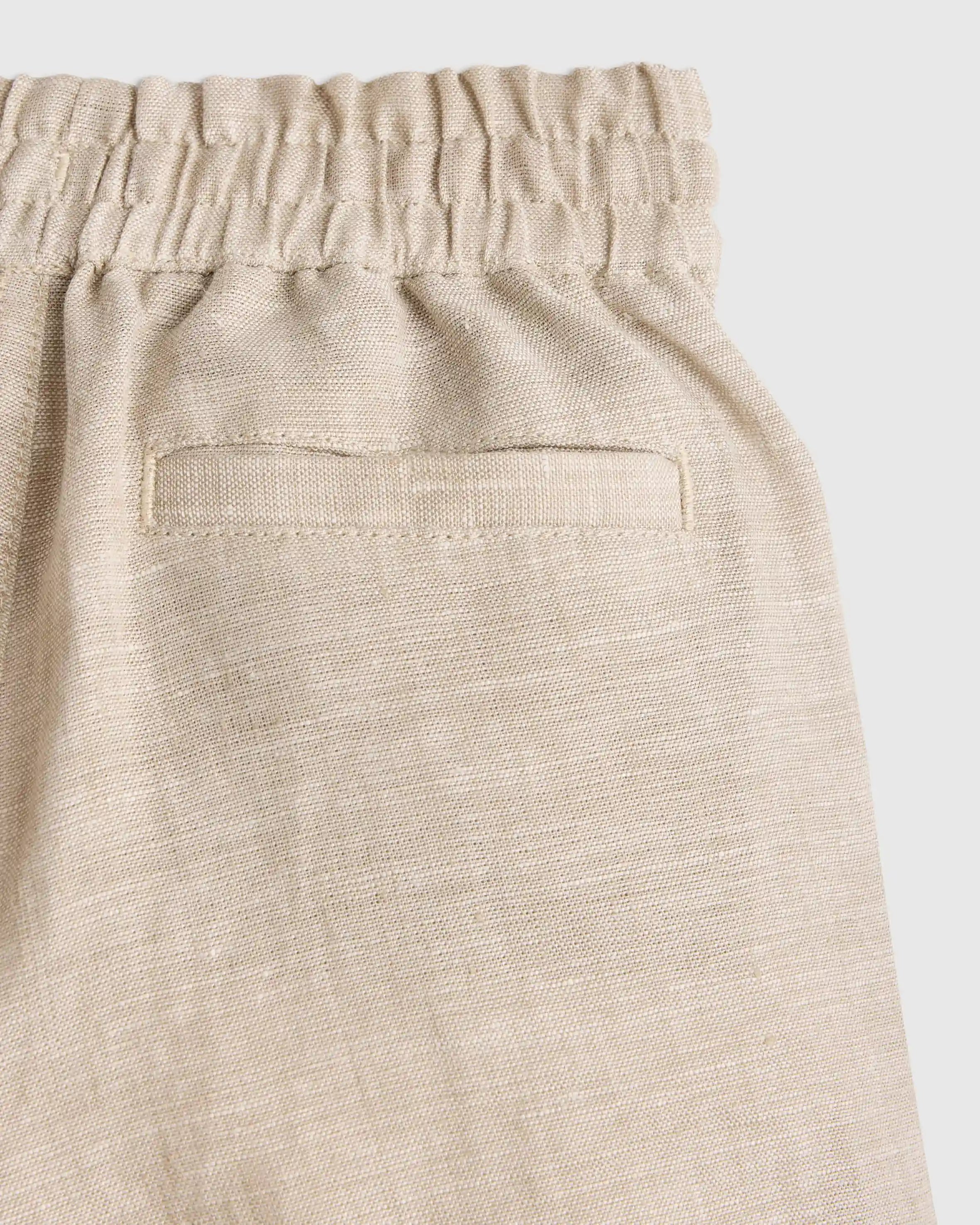 100% European Linen Drawstring Shorts