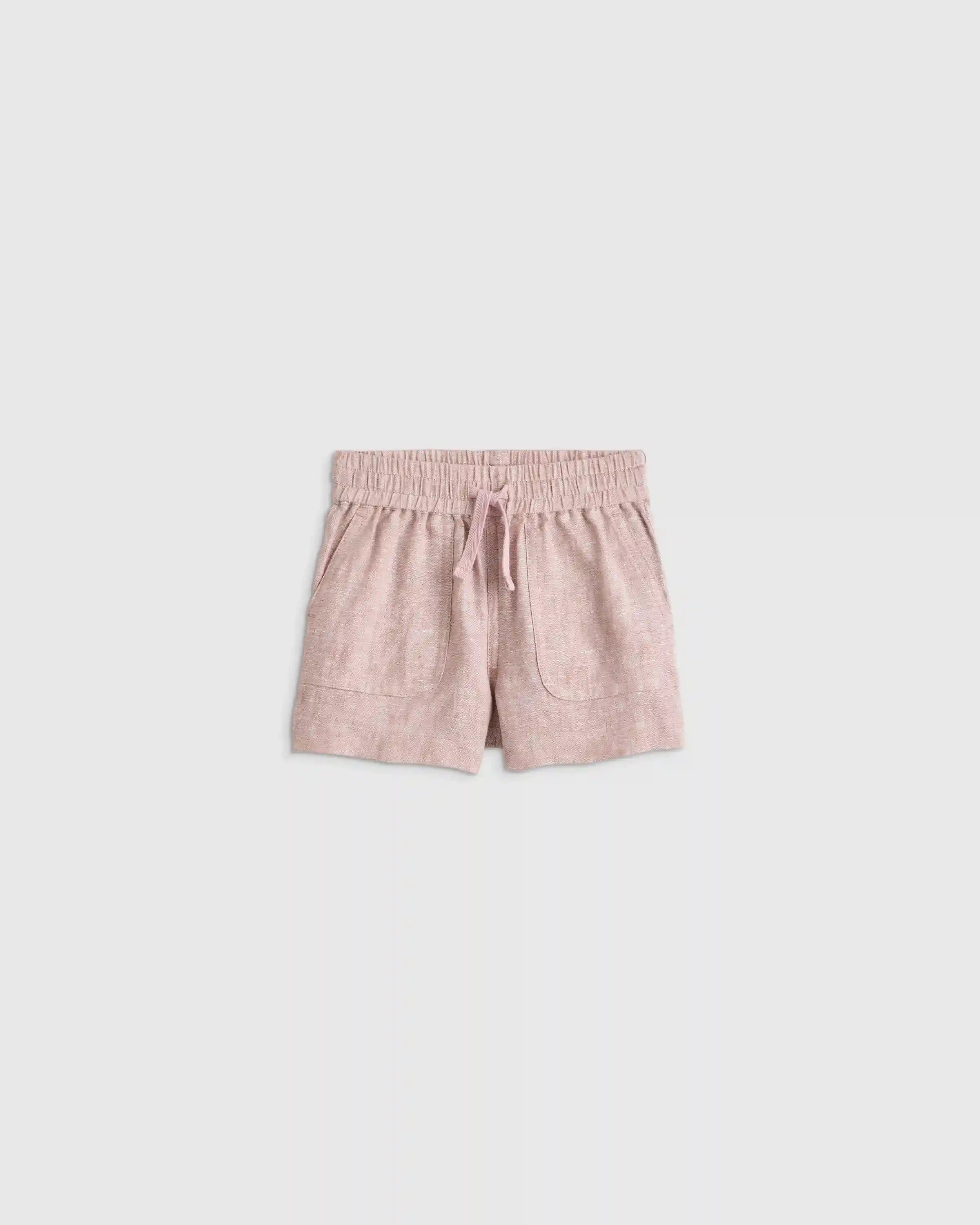 100% European Linen Drawstring Shorts