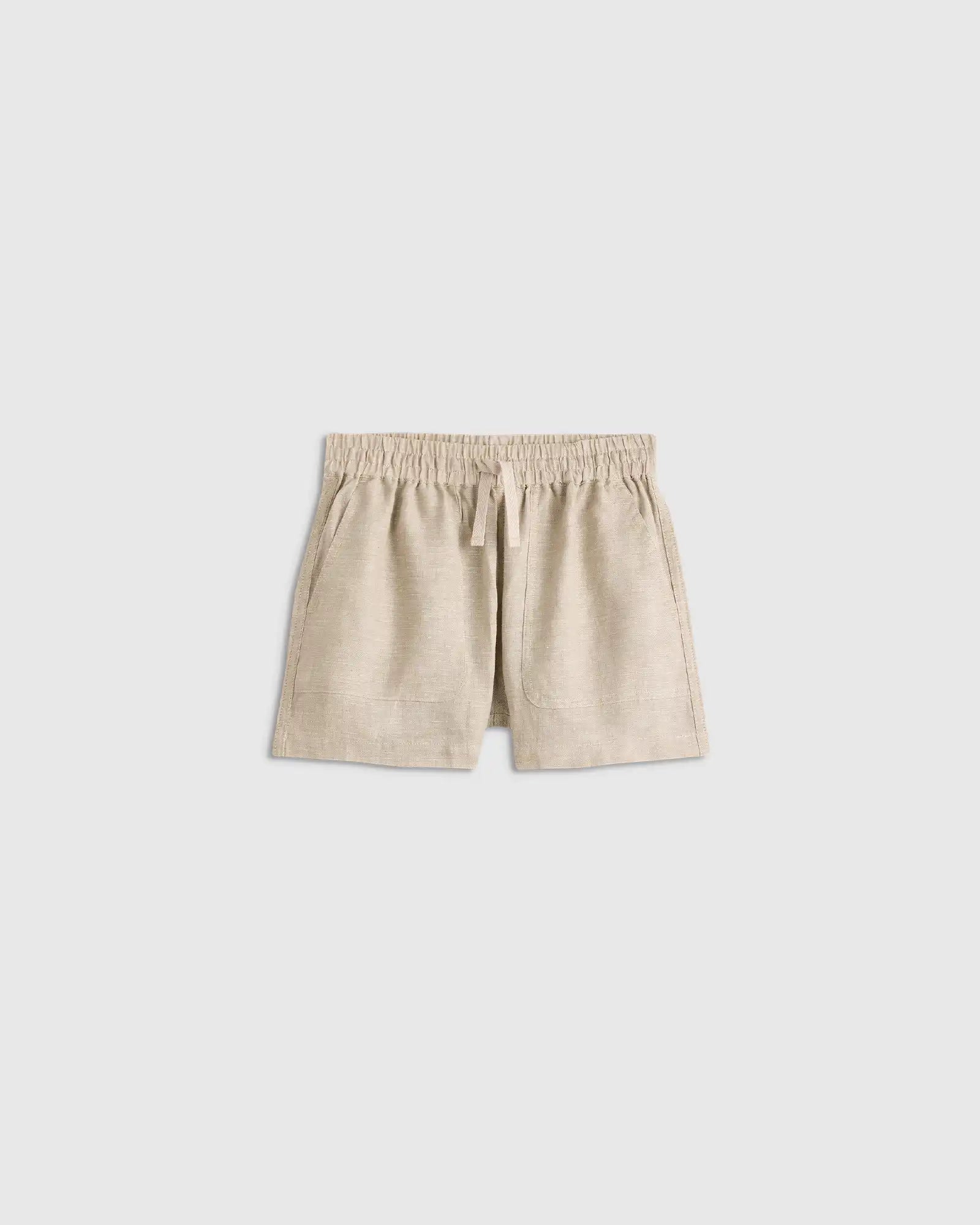 100% European Linen Drawstring Shorts