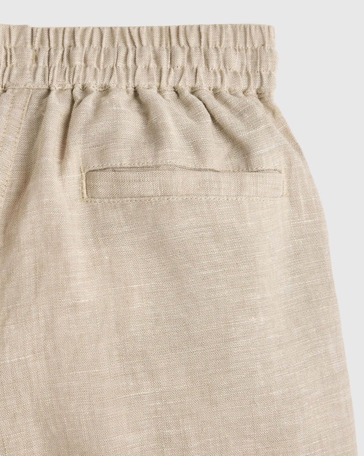 100% European Linen Drawstring Shorts
