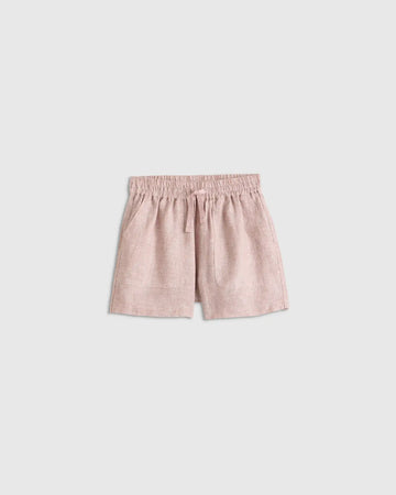 100% European Linen Drawstring Shorts