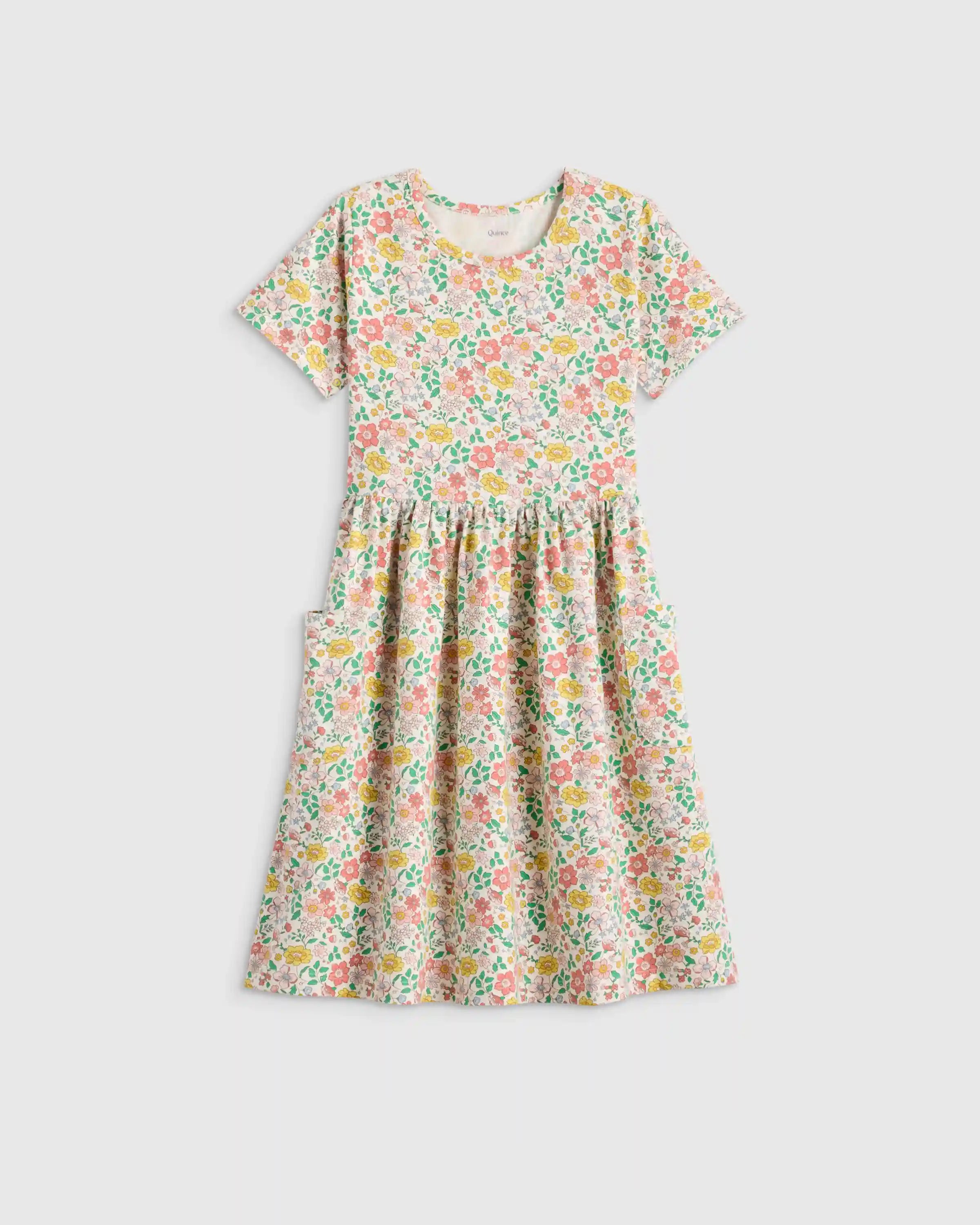 Organic Cotton Fit and Flare Pocket Dress