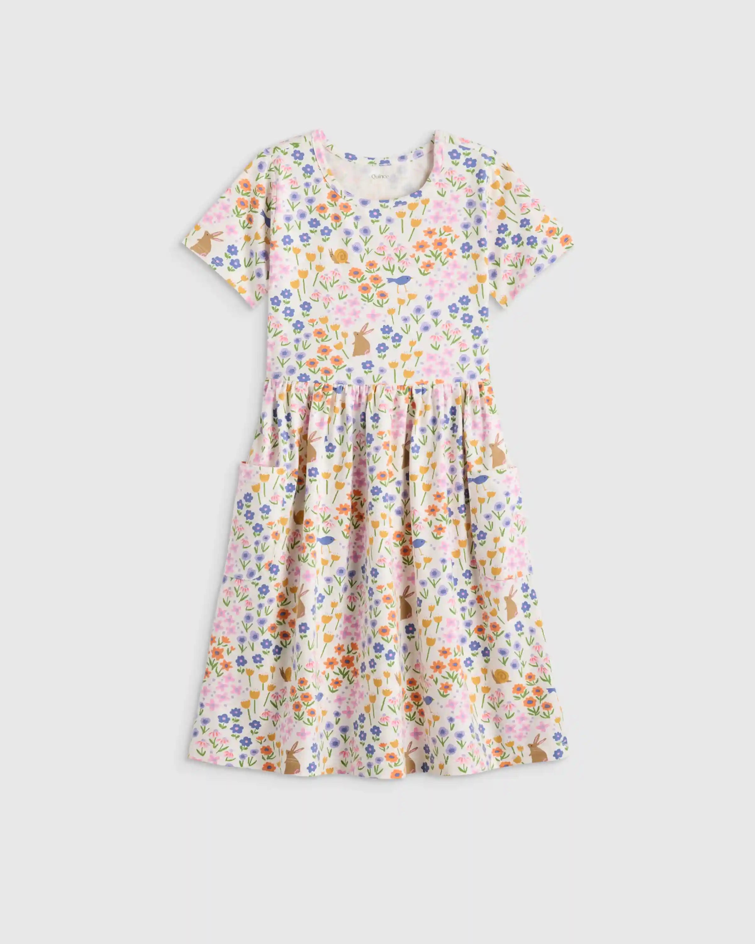 Organic Cotton Fit and Flare Pocket Dress