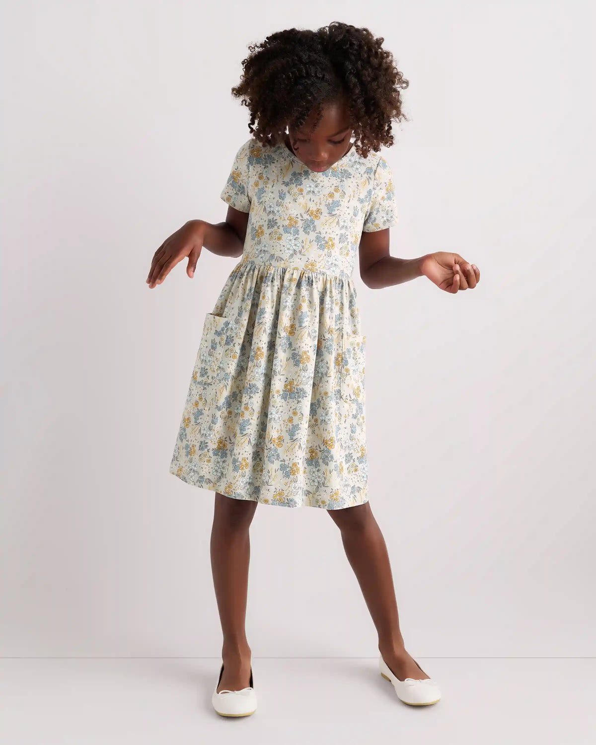 Organic Cotton Fit and Flare Pocket Dress