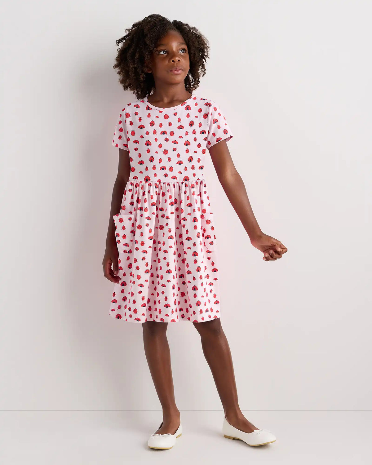 Organic Cotton Fit and Flare Pocket Dress