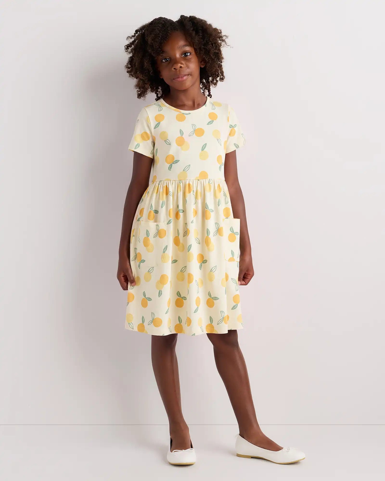 Organic Cotton Fit and Flare Pocket Dress