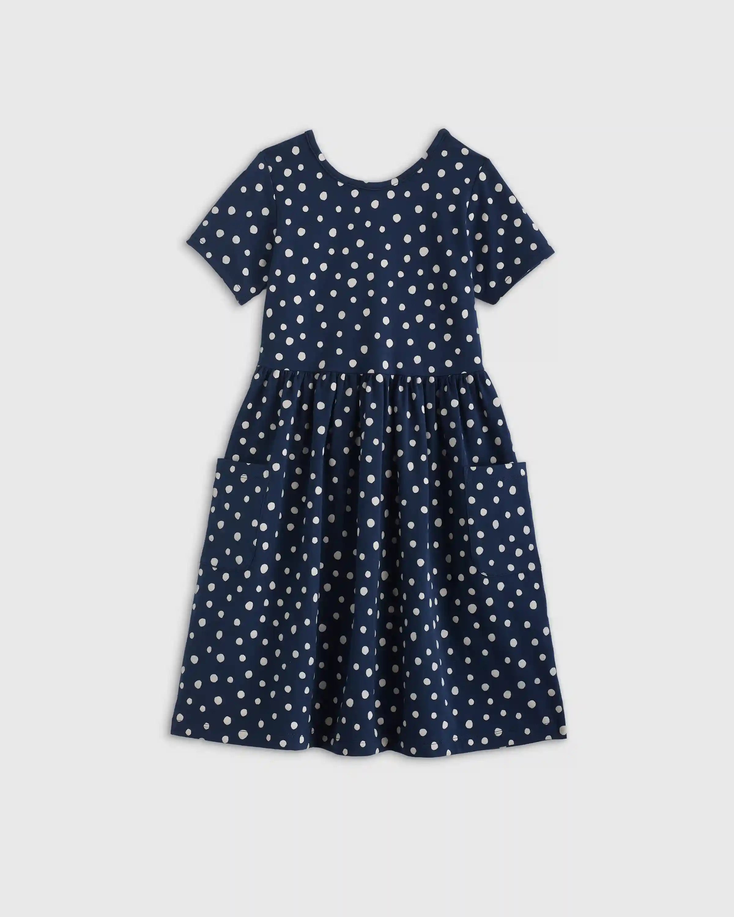 Organic Cotton Fit and Flare Pocket Dress
