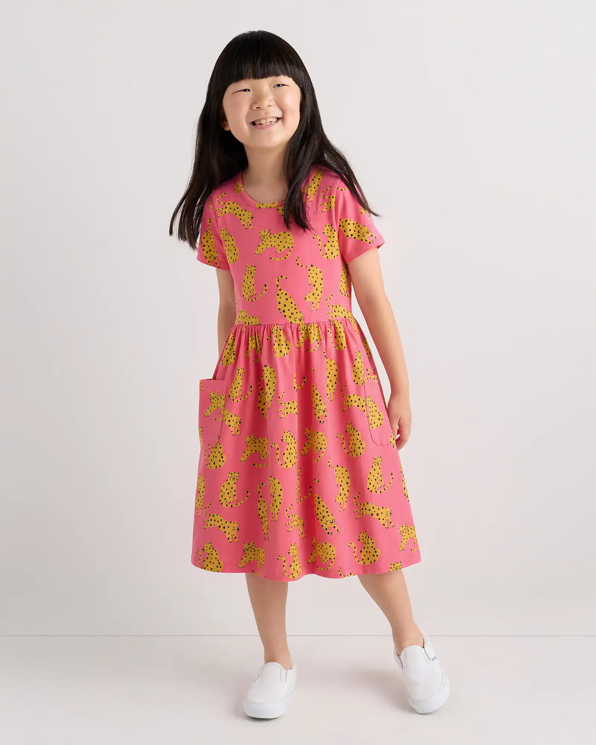 Organic Cotton Fit and Flare Pocket Dress
