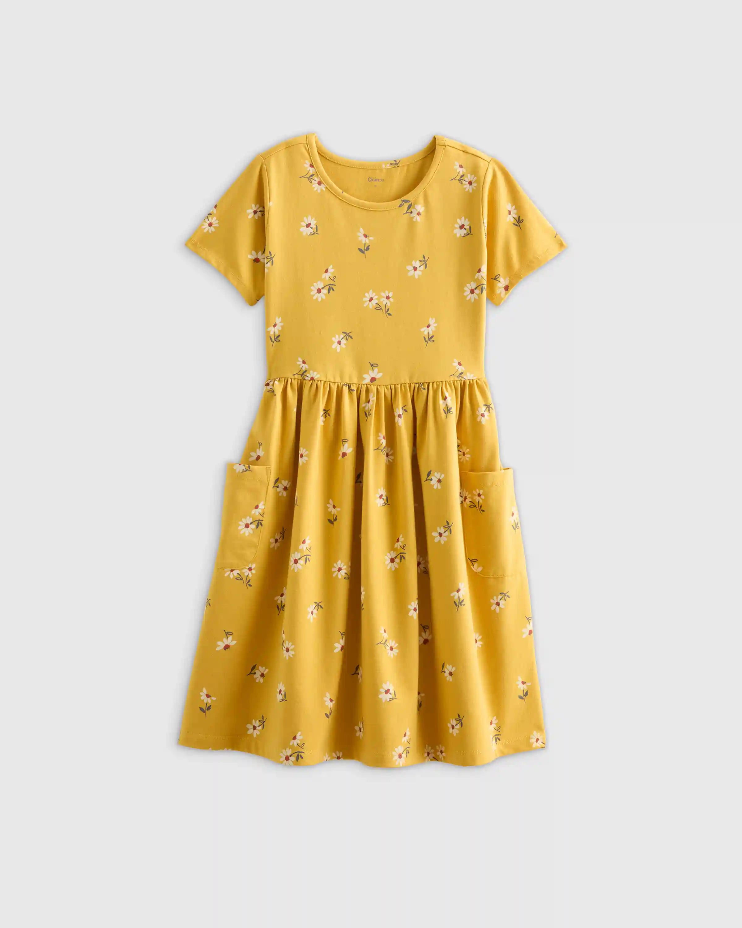 Organic Cotton Fit and Flare Pocket Dress