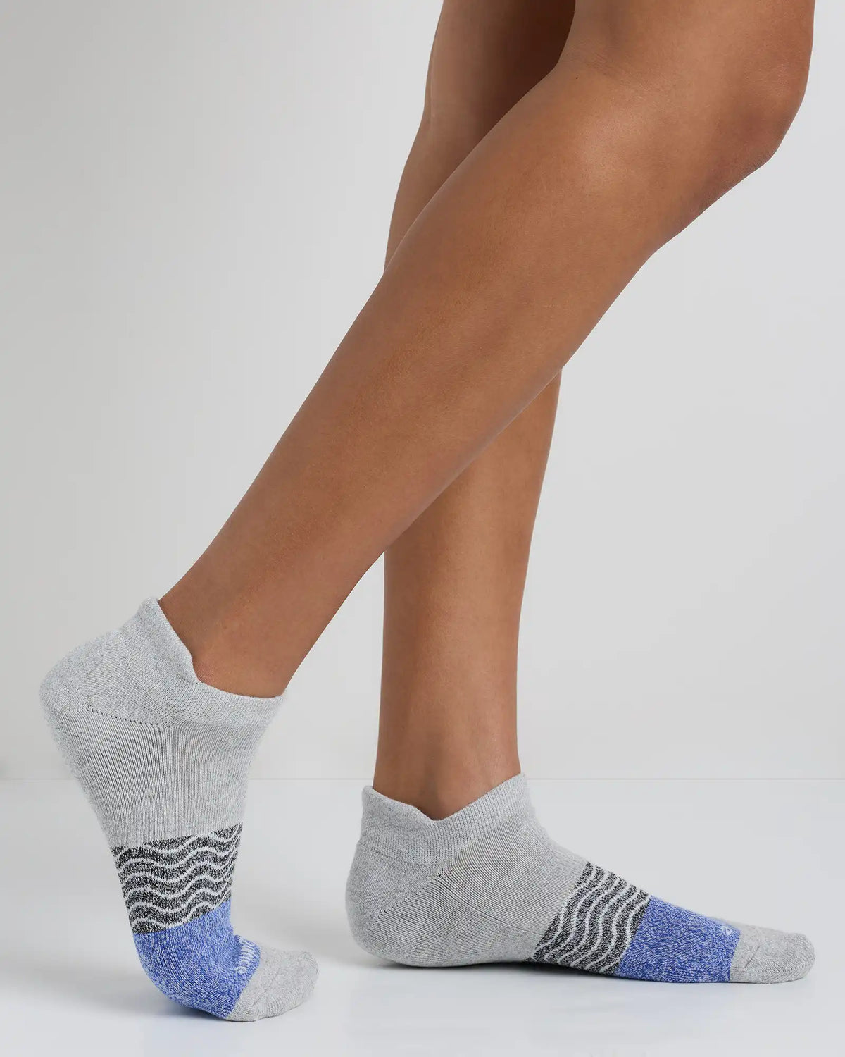 Everyday Cotton Tri-Block Marl Ankle Socks (4-pack)