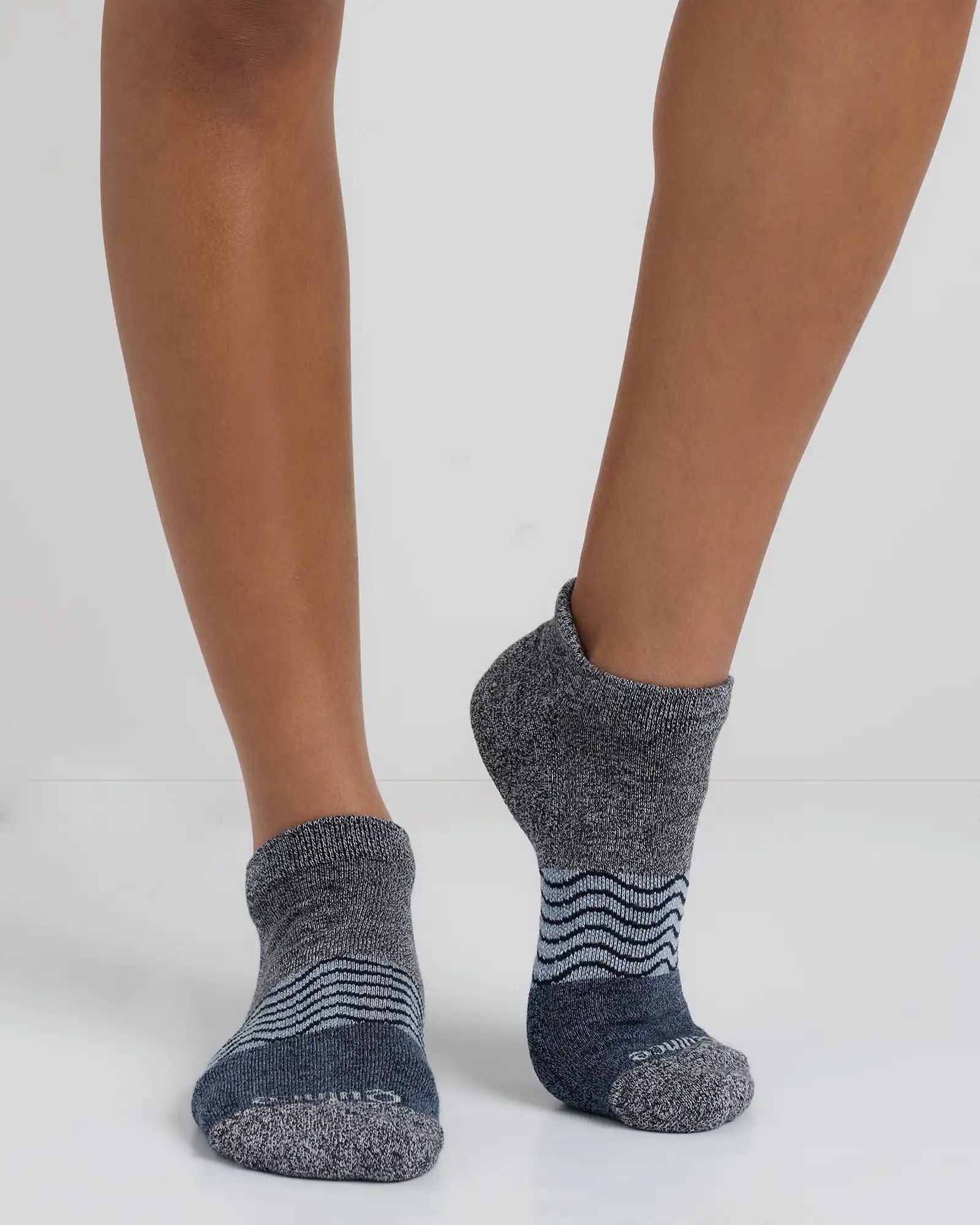 Everyday Cotton Tri-Block Marl Ankle Socks (4-pack)