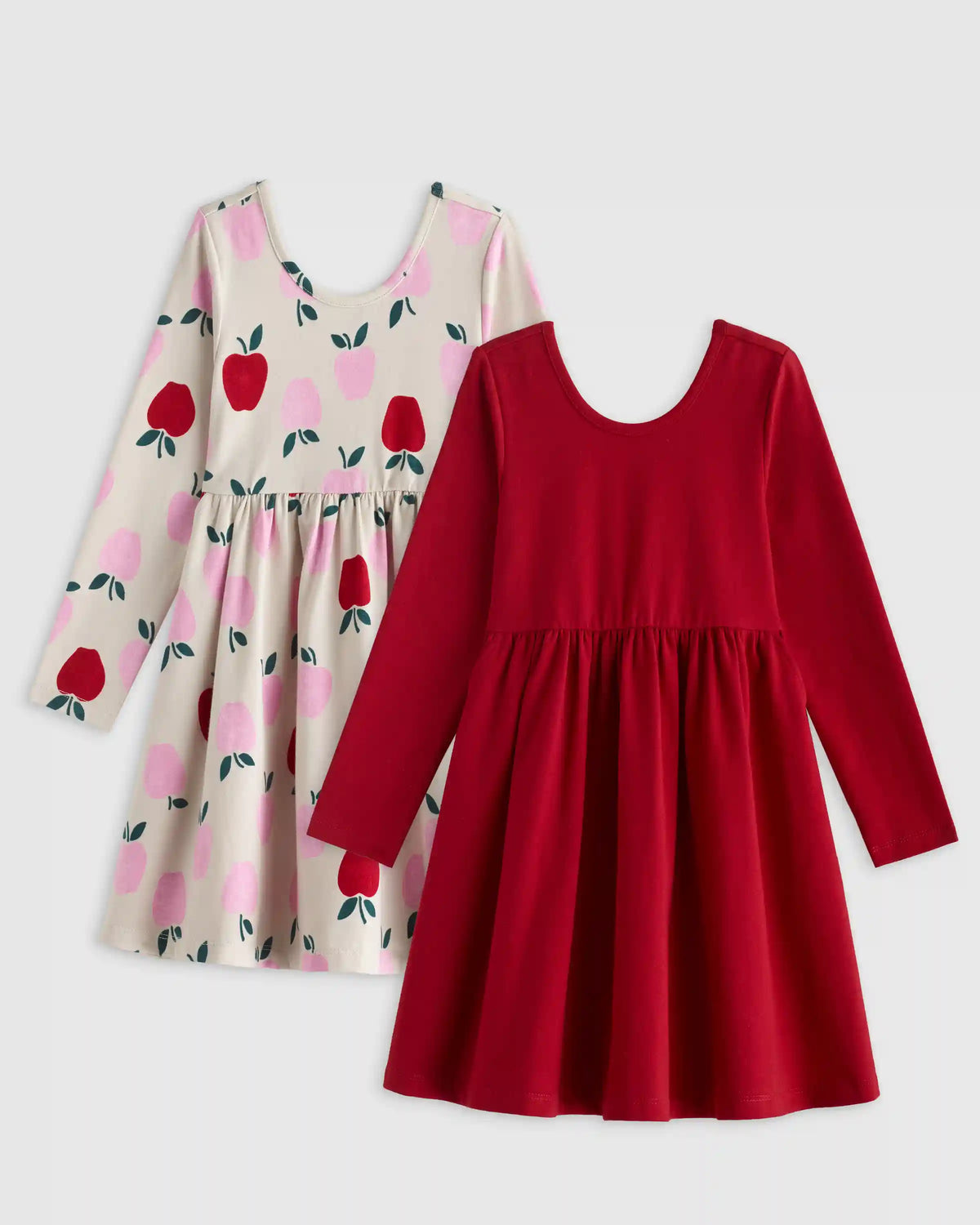 Organic Cotton Long Sleeve Skater Dress