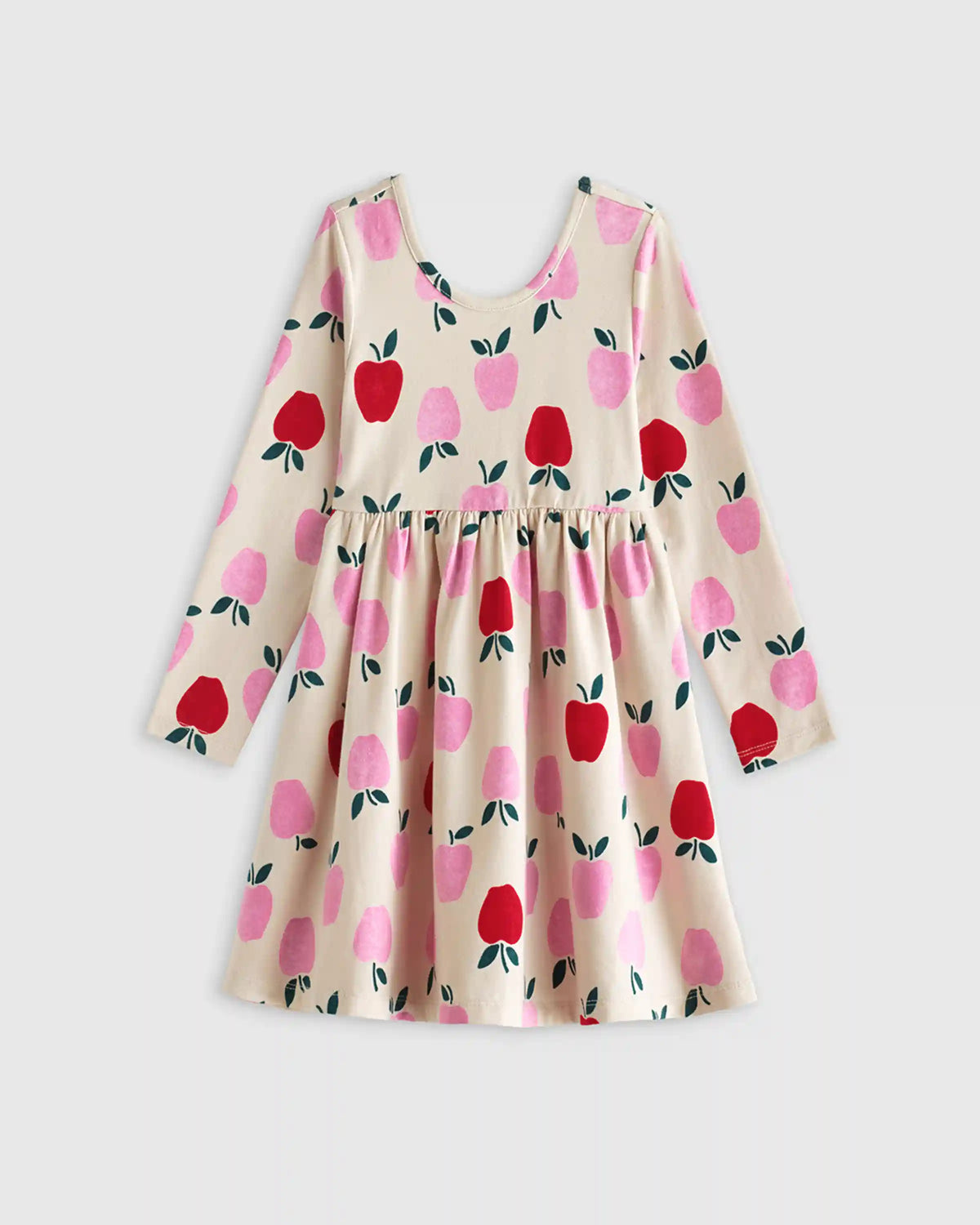 Organic Cotton Long Sleeve Skater Dress