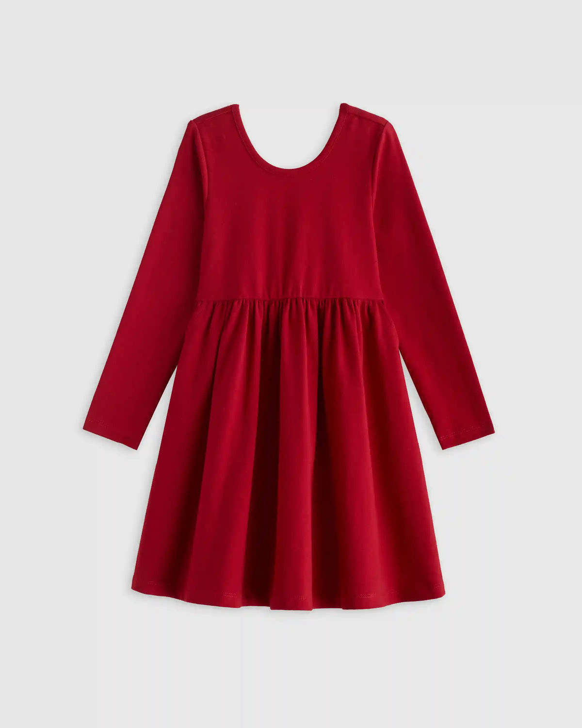 Organic Cotton Long Sleeve Skater Dress