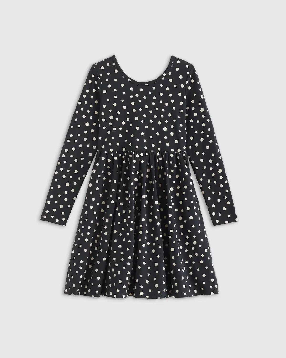 Organic Cotton Long Sleeve Skater Dress